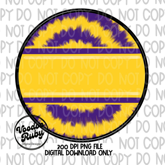 Purple Gold Tie Dye PNG: Sublimation Design (Digital Download)