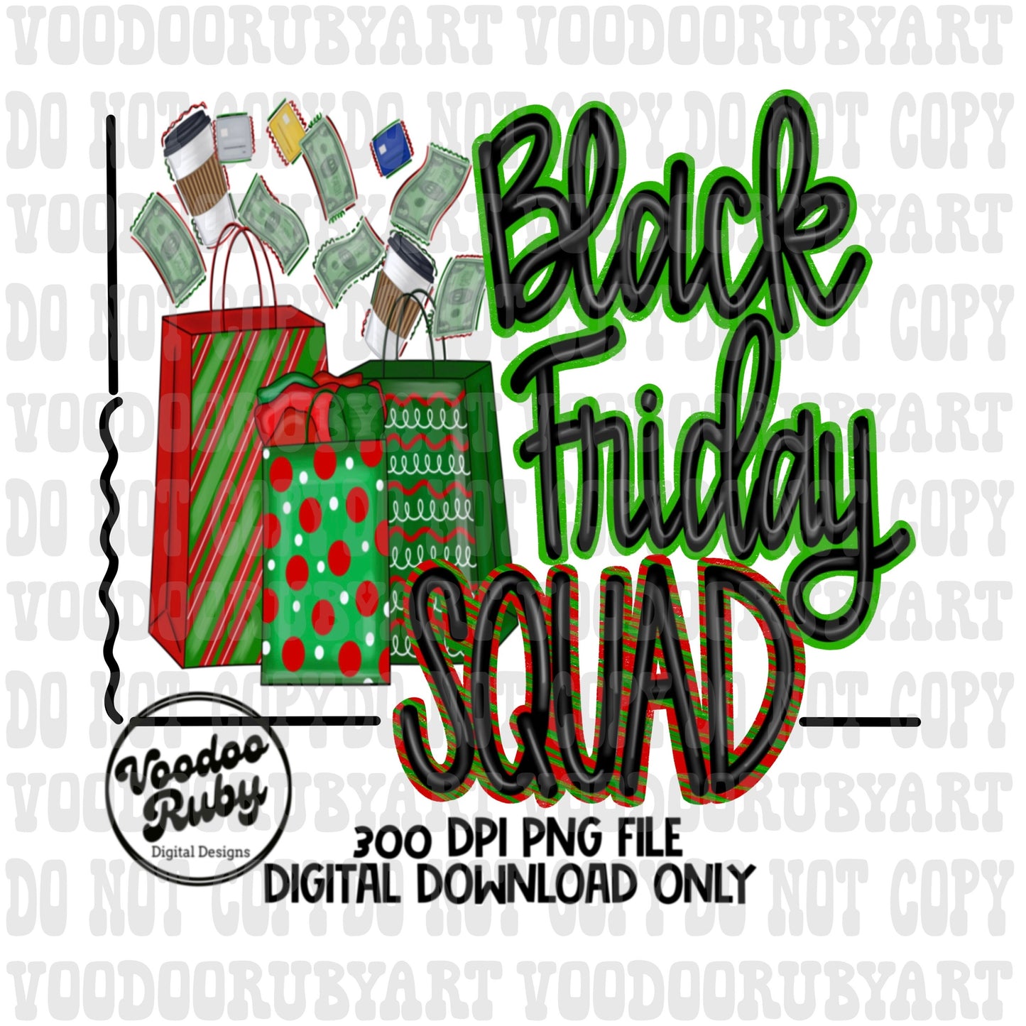 Black Friday PNG Design Hand Drawn Digital Download Sublimation Thanksgiving Black Friday DTF Printable