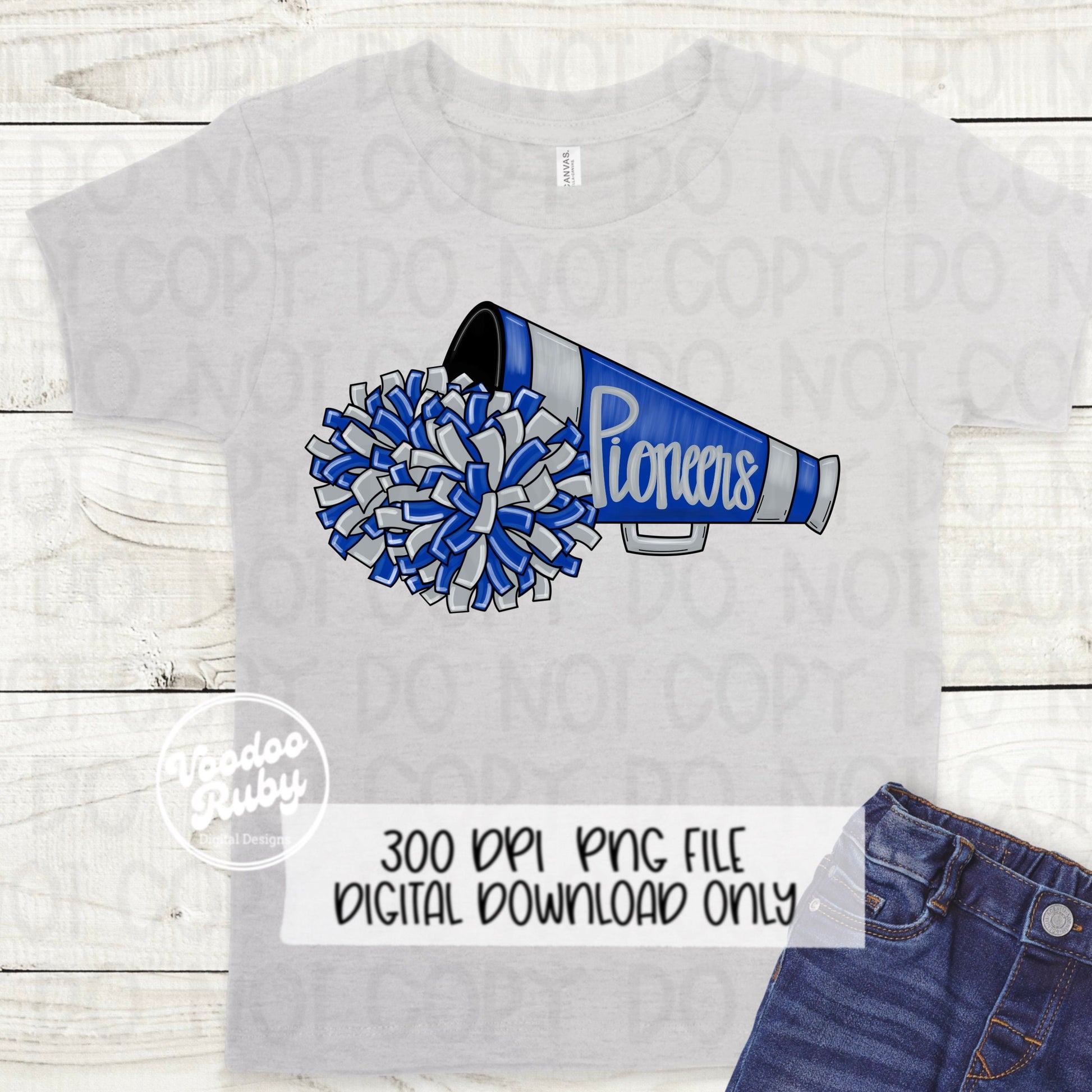 Pioneers PNG Design Cheer PNG Hand Drawn Digital Download Sublimation Pioneers PNG Cheerleader Clip Art Cheer Dtf Printable Megaphone png