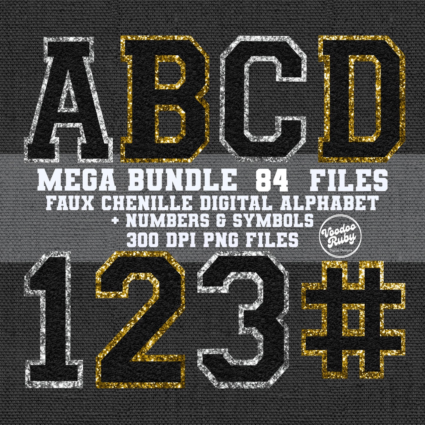 Faux Chenille Letters PNG Bundle Faux Chenille Letter Patches Digital Download Sublimation Sports Letters PNG Alpha Pack DTF Printable