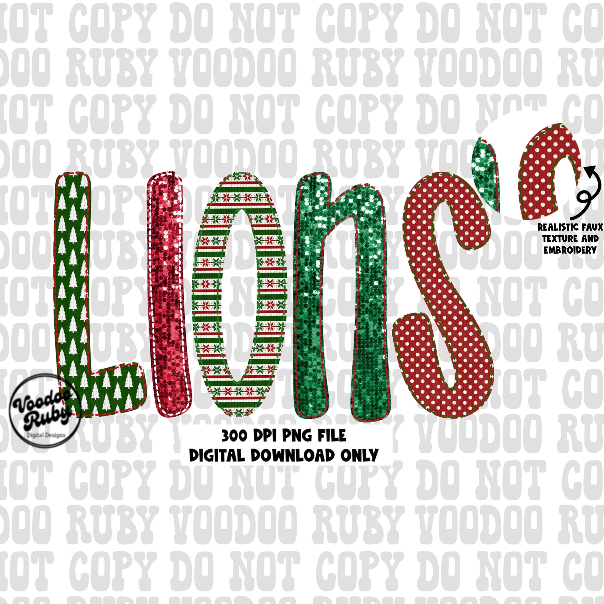 Lions png design faux embroidery png 300 dpi high resolution dtf printable sublimation printable faux sequins