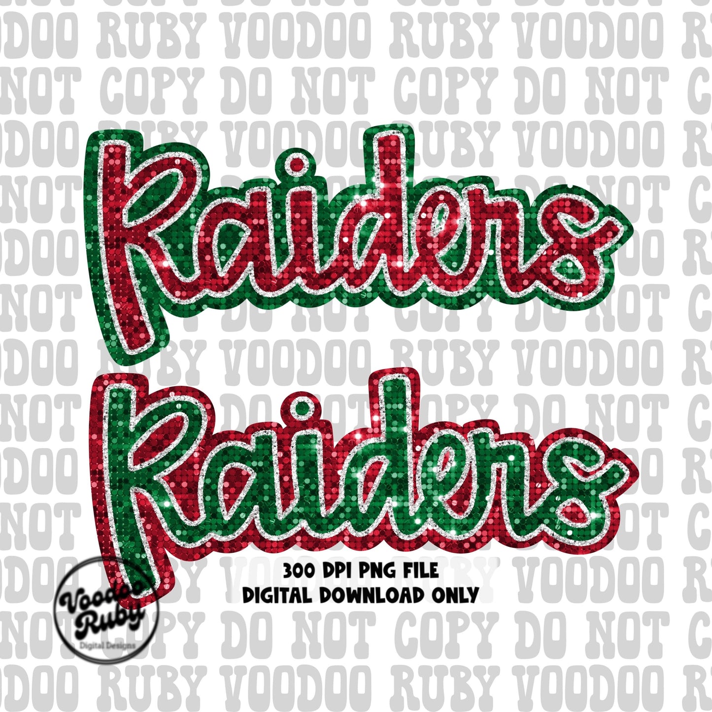 Raiders PNG design Christmas mascot png 300 dpi high resolution dtf printable Raiders sublimation