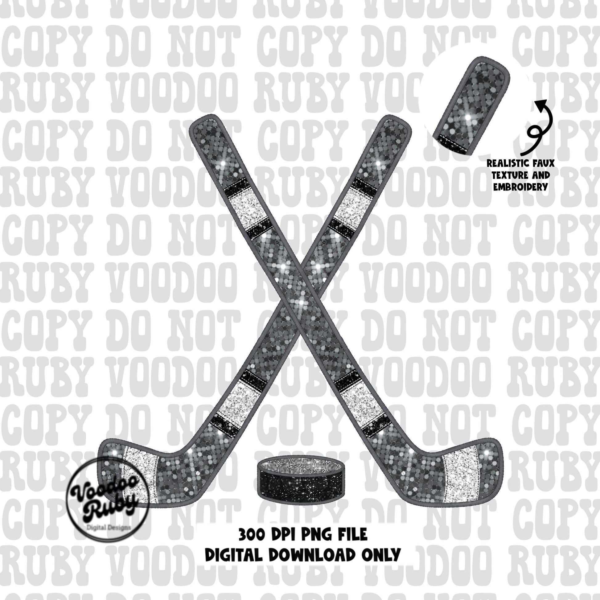 Hockey png design faux embroidery png dpi high resolution dtf printable sublimation