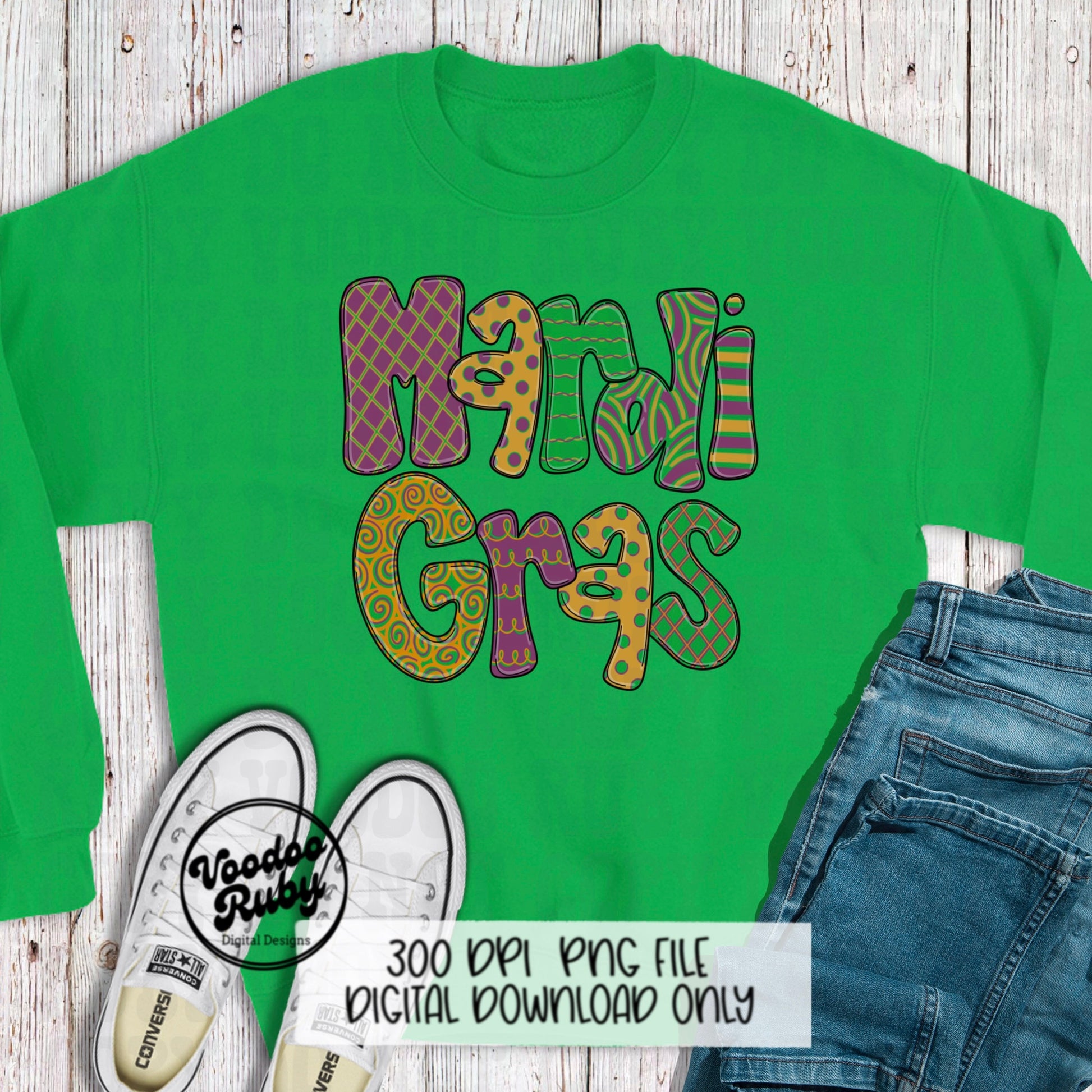 Louisiana Mardi Gras PNG Design Mardi Gras Hand Drawn Digital Download PNG Vintage Mardi Gras DTF Printable Mardi Gras Sublimation Cajun png