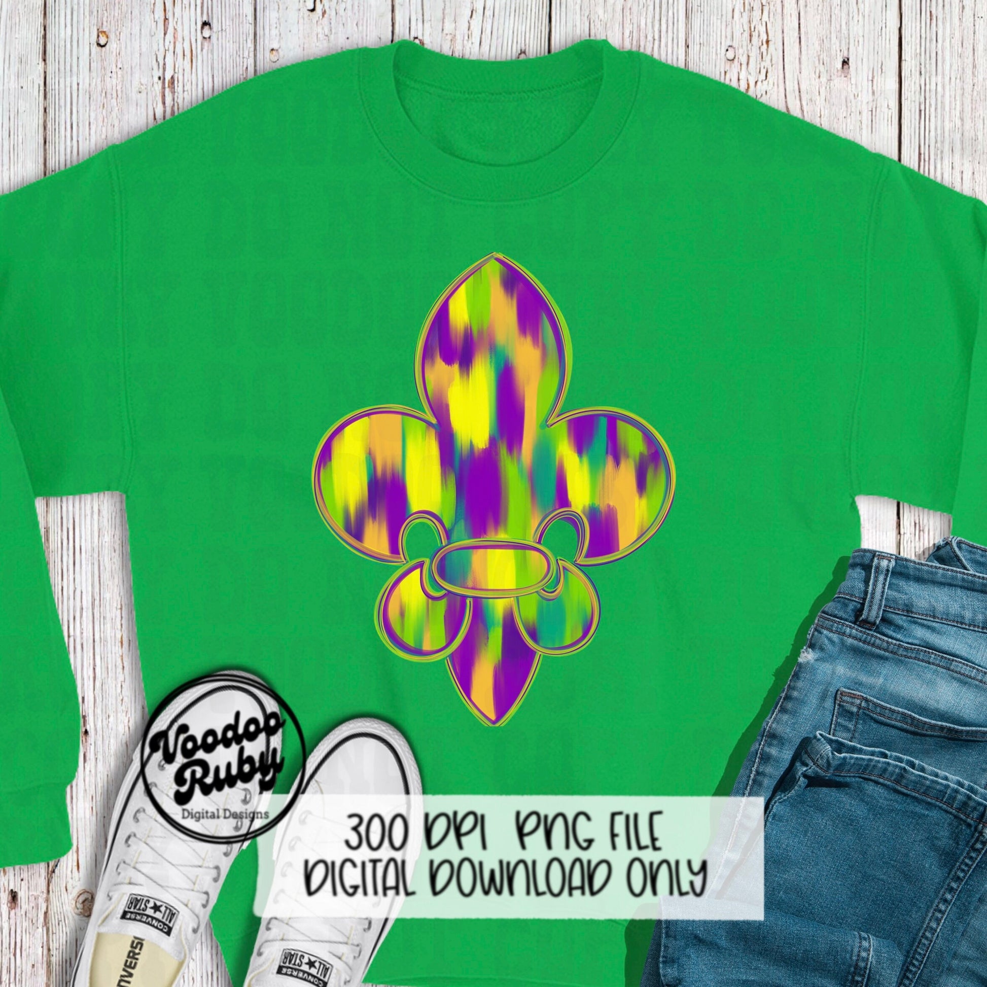 Mardi Gras PNG Design Louisiana PNG Mardi Gras DTF Louisiana Sublimation Hand Drawn Digital Download Fleur de lis png Louisiana Clip Art