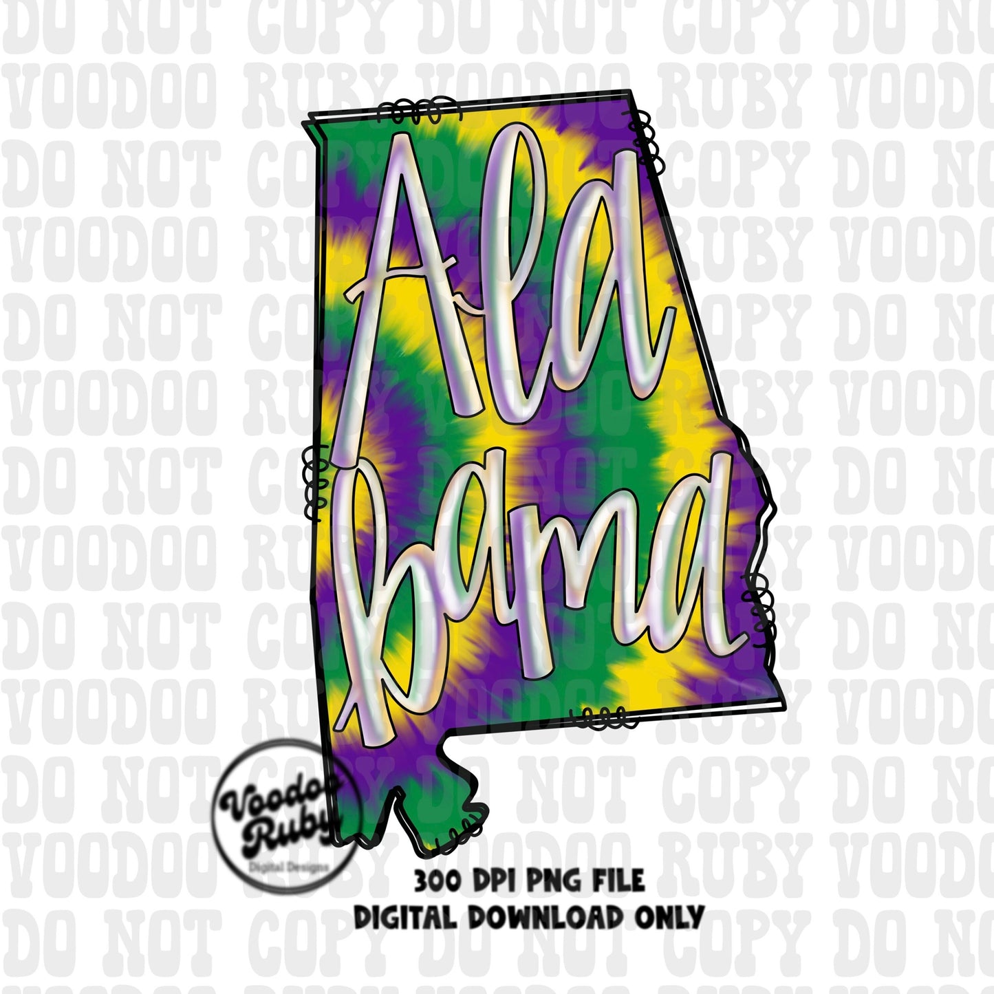 Alabama Mardi Gras png file