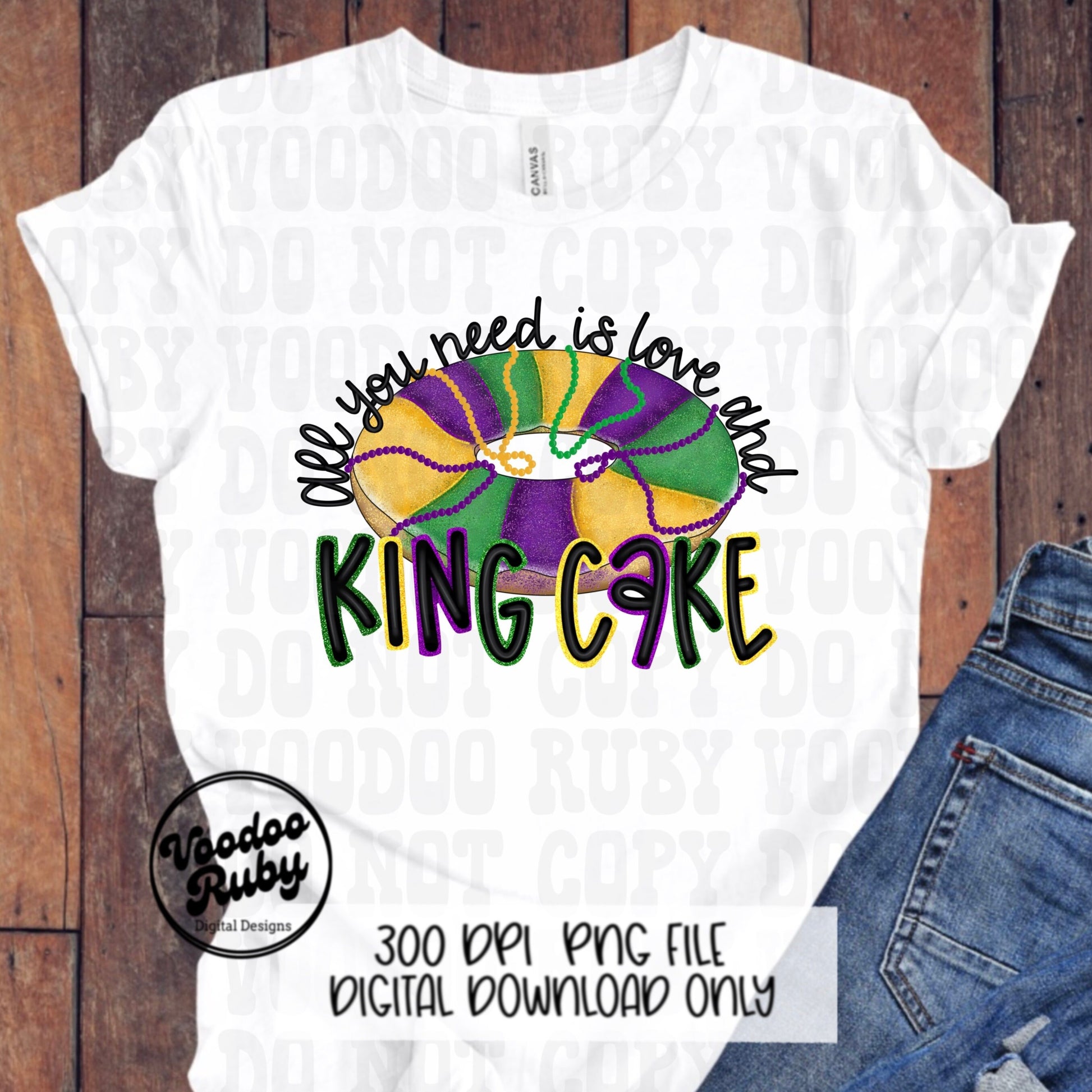 Glitter Mardi Gras PNG King Cake Sublimation Louisiana Hand Drawn Digital Download Mardi Gras Love PNG Cajun DTF Printable