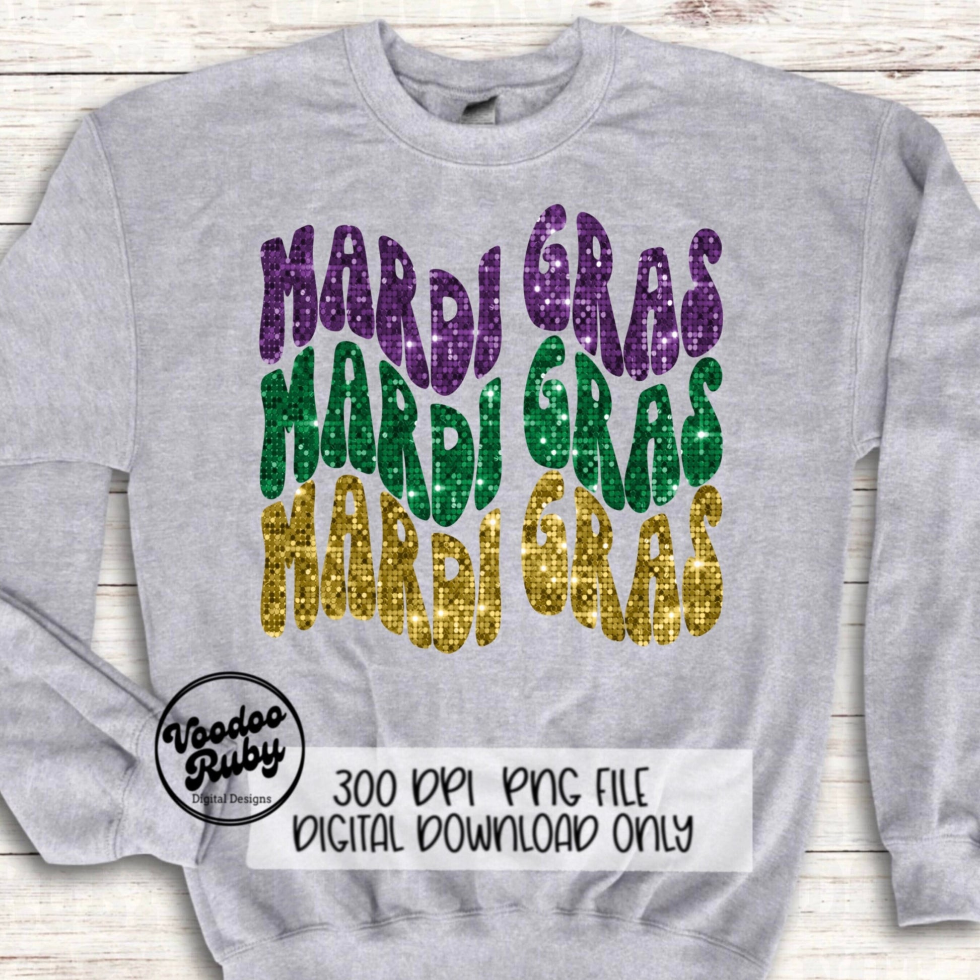 Faux sequin mardi gras png design