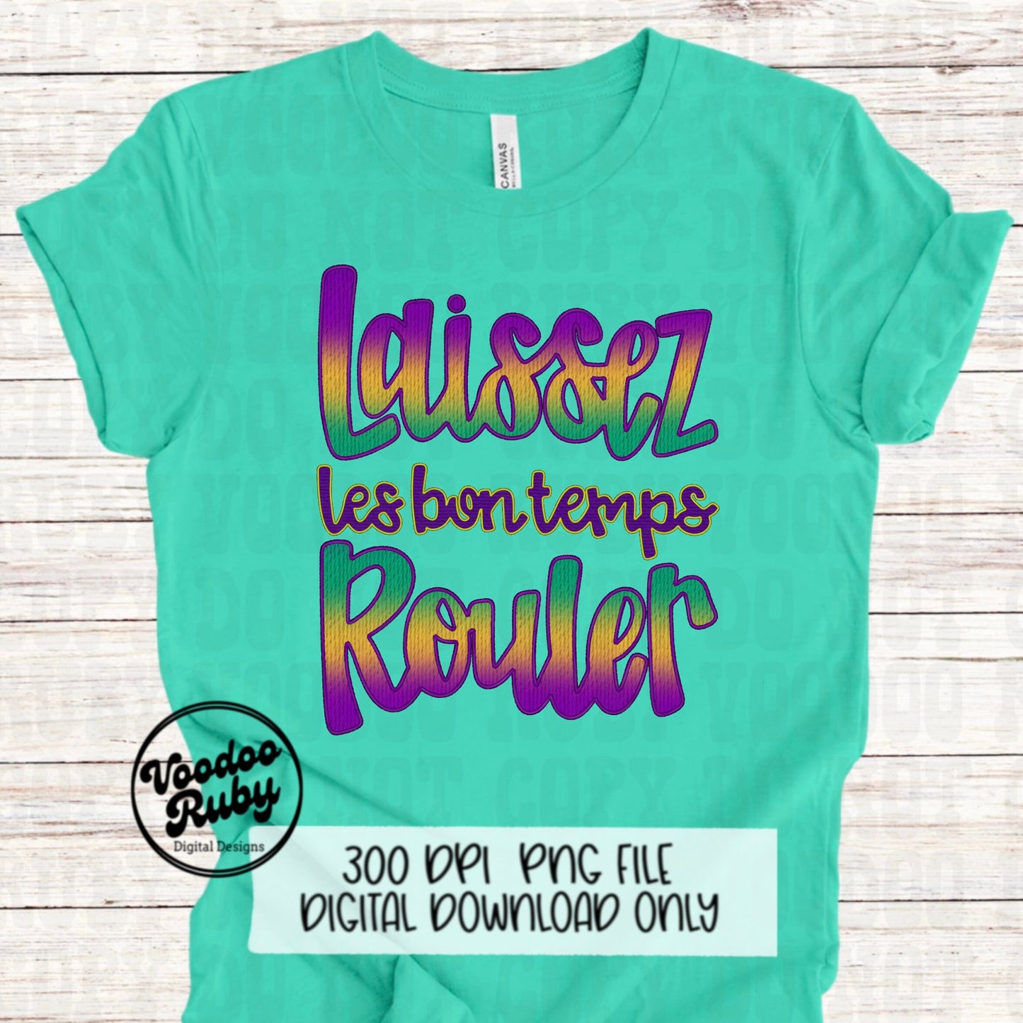 Louisiana Mardi Gras PNG Design Faux Embroidery PNG Mardi Gras DTF Louisiana Sublimation Digital Download Laissez Les Bon Temps Rouler png