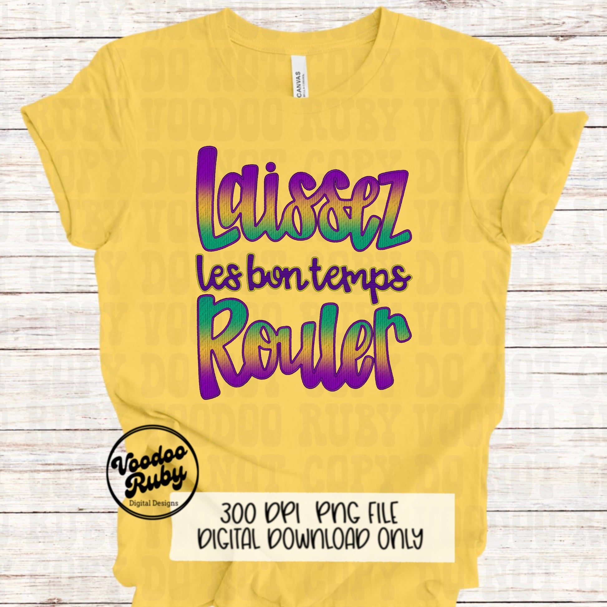 Louisiana Mardi Gras PNG Design Faux Embroidery PNG Mardi Gras DTF Louisiana Sublimation Digital Download Laissez Les Bon Temps Rouler png