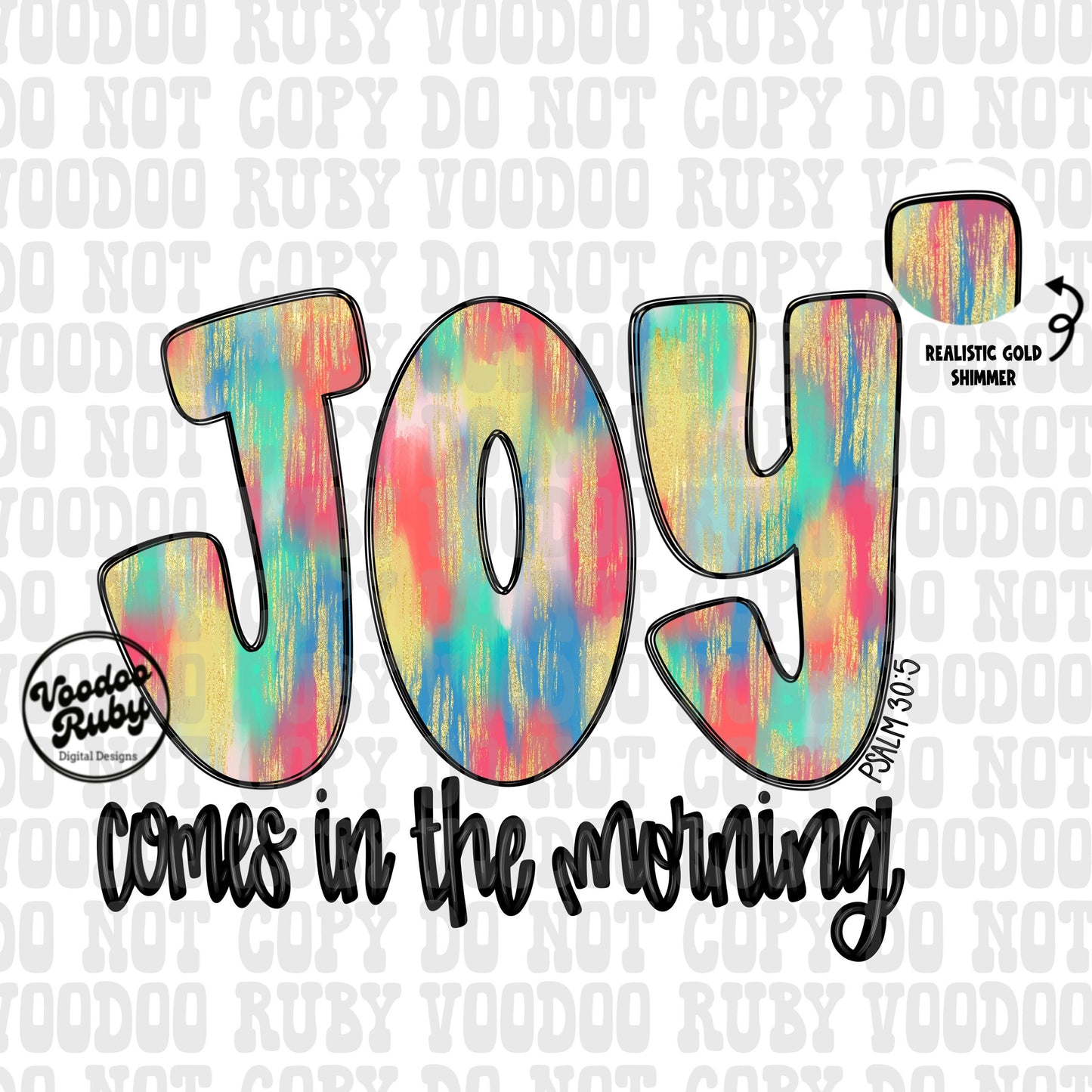 Jesus PNG Design Easter PNG Joy Comes in the Morning Sublimation Hand Drawn Digital Download DTF Printable Psalm 30:5 Verse Christian png