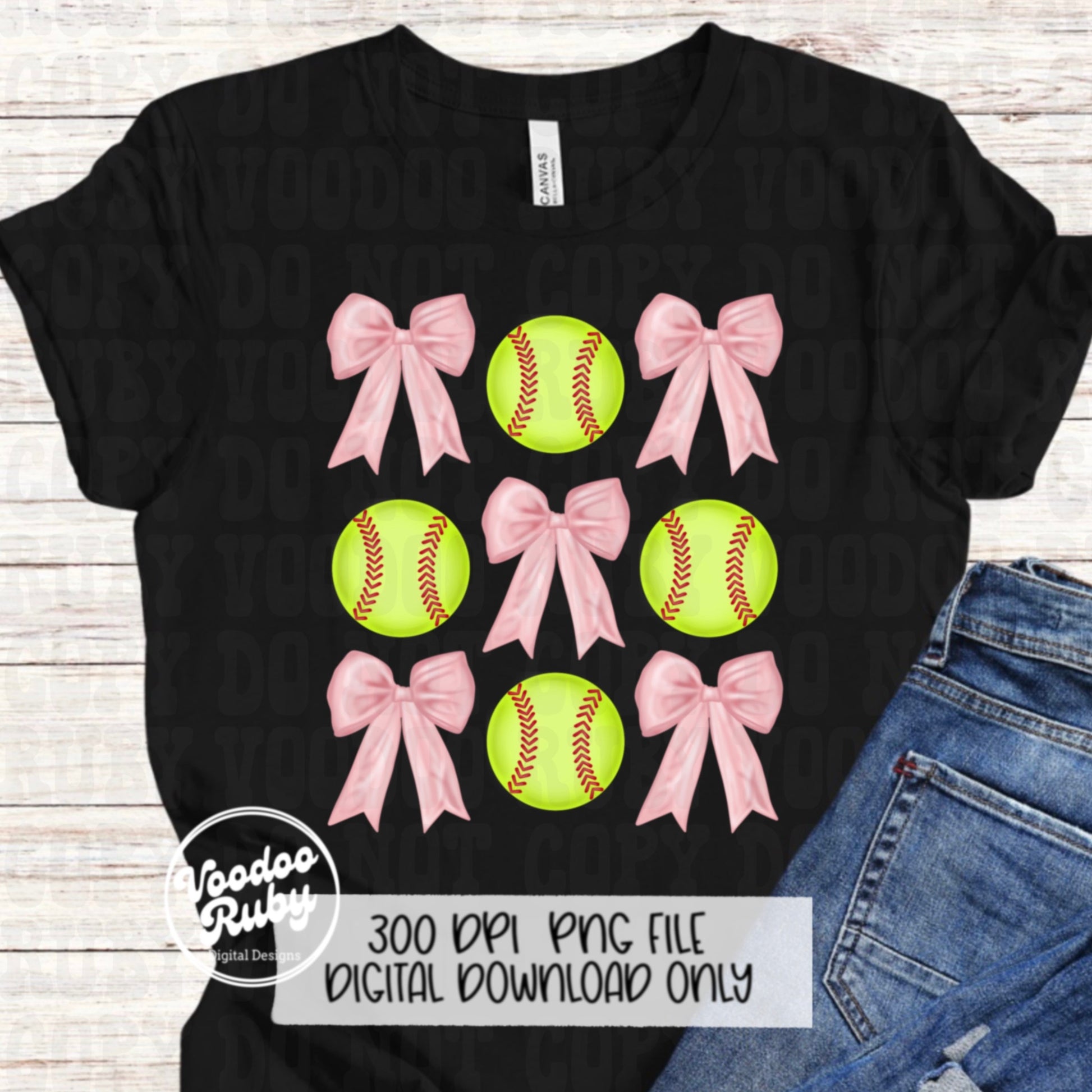 Pink Bow Softball PNG Design Coquette Aesthetic Pink Ribbon PNG Faux Soft Girl Preppy Pink Girly DTF Ribbon Sublimation Digital Download