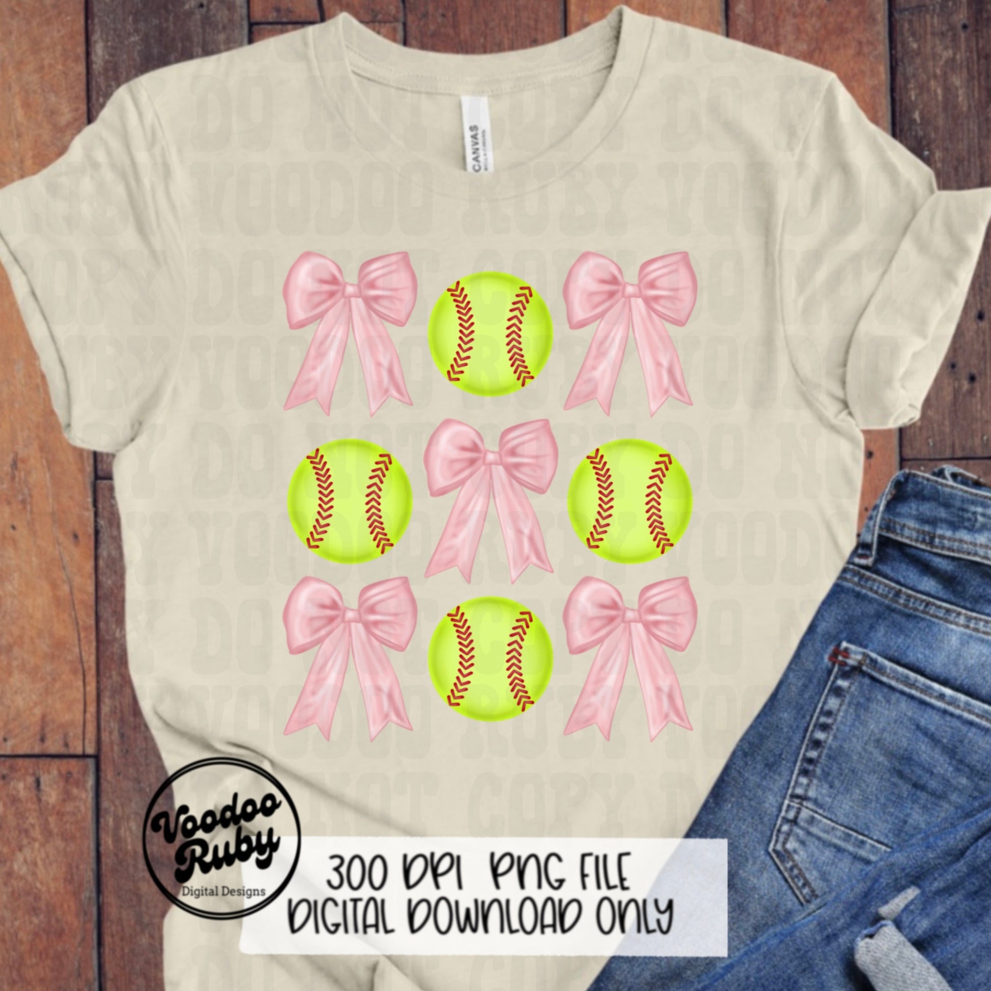 Pink Bow Softball PNG Design Coquette Aesthetic Pink Ribbon PNG Faux Soft Girl Preppy Pink Girly DTF Ribbon Sublimation Digital Download