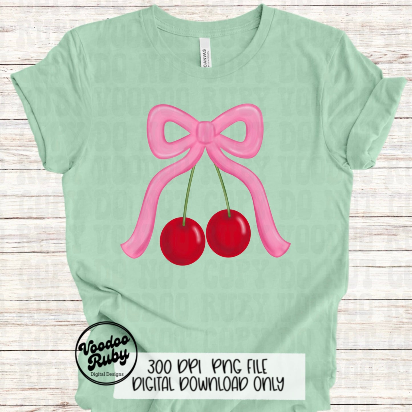 Pink Bow Cherries PNG Design Coquette Aesthetic Pink Bow Cherries PNG Preppy Girl Png Pink Bow DTF Pink Ribbon Sublimation Digital Download
