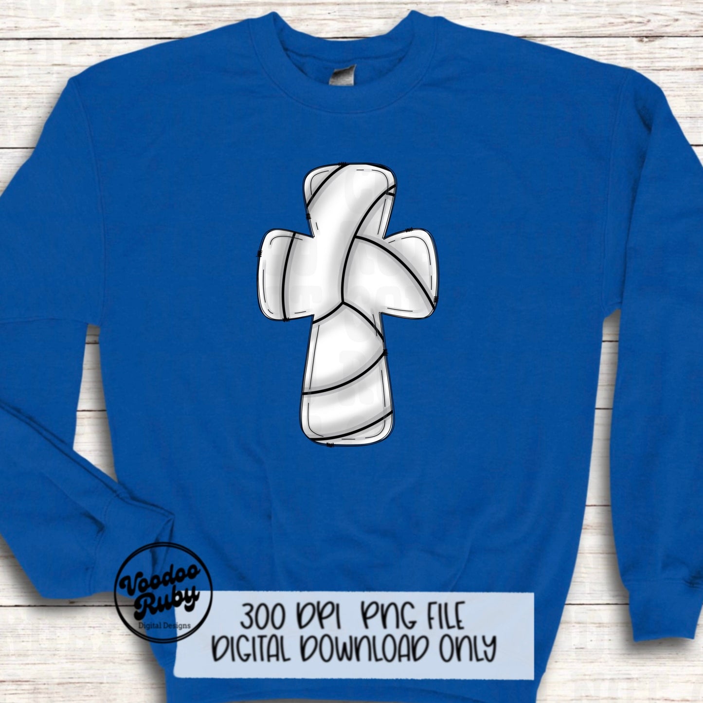 Christian Volleyball PNG Design: Hand Drawn Sports Clip Art (Digital Download