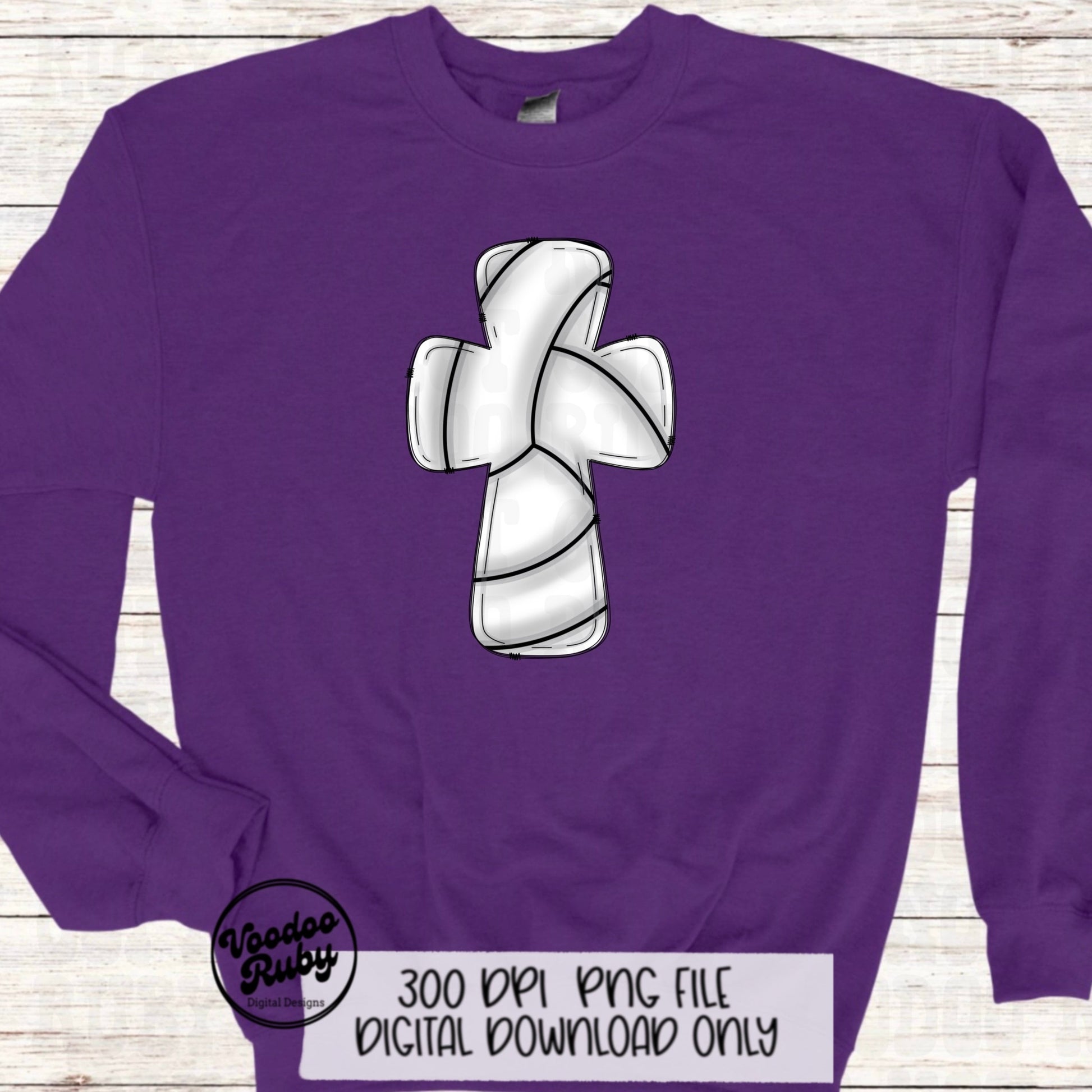 Volleyball PNG Design Christian Volleyball Sublimation Hand Drawn Digital Download Volleyball Cross PNG Volleyball DTF Blank Sports Clip Art