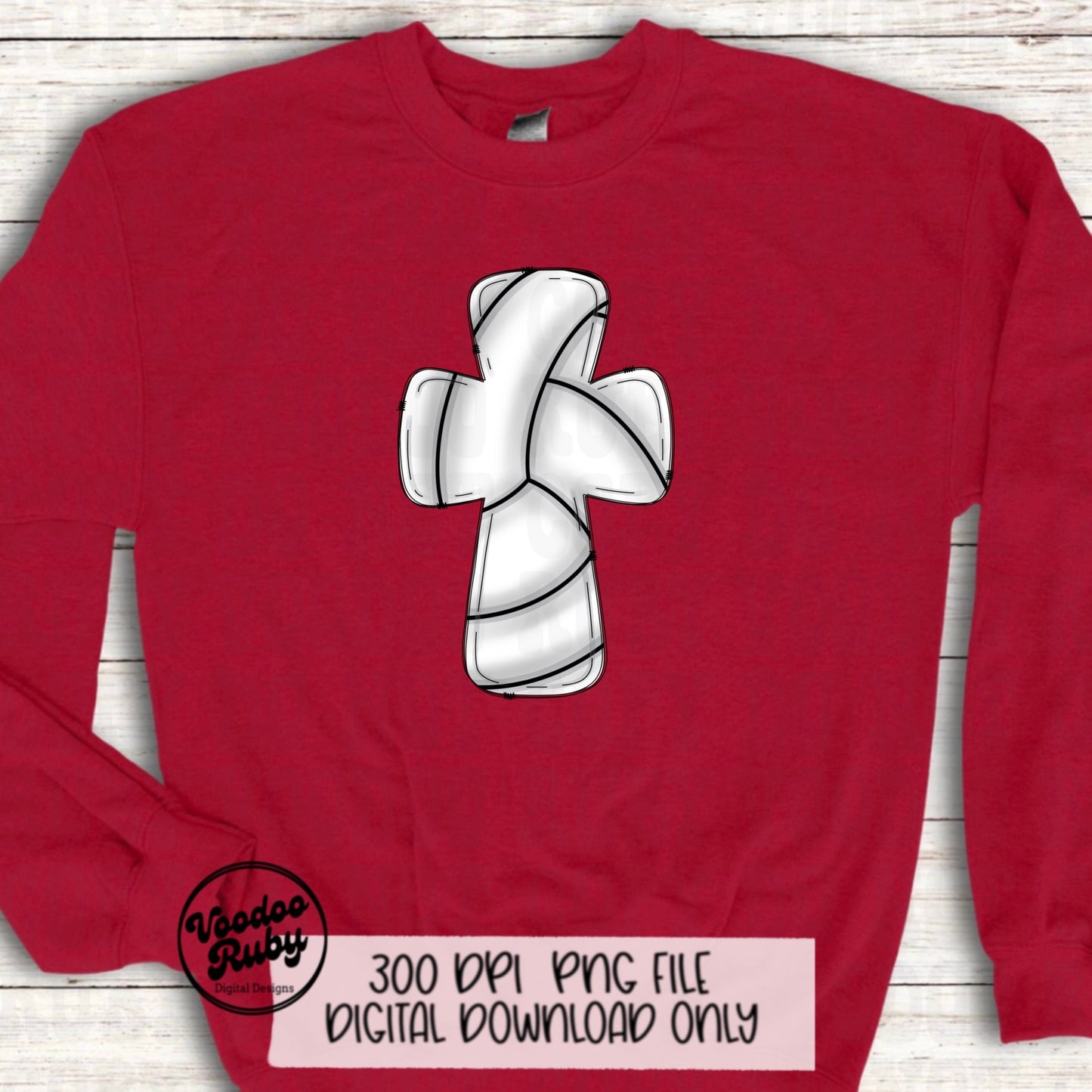 Christian Volleyball PNG Design: Hand Drawn Sports Clip Art (Digital Download