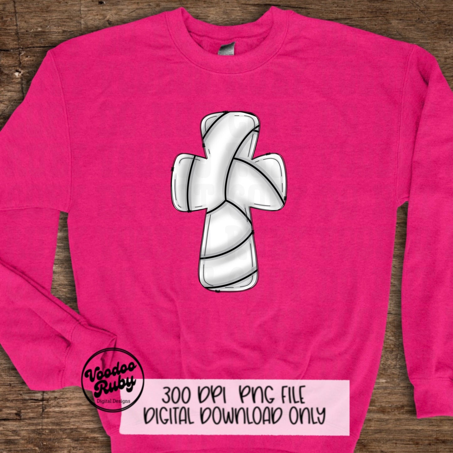 Christian Volleyball PNG Design Sublimation Hand Drawn Digital Download Volleyball Cross PNG Volleyball DTF Blank Sports Clip Art Printable