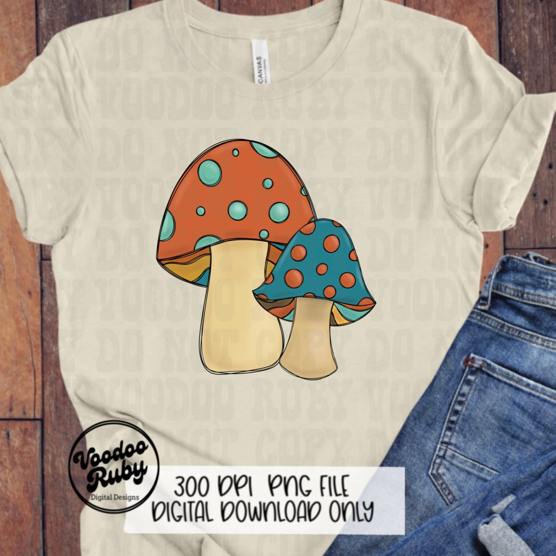 Mushroom Design PNG Sublimation Mushroom PNG Hand Drawn Digital Design Cottagecore Hippie PNG Plant Dtf Mushroom Clip Art Vintage Mushroom