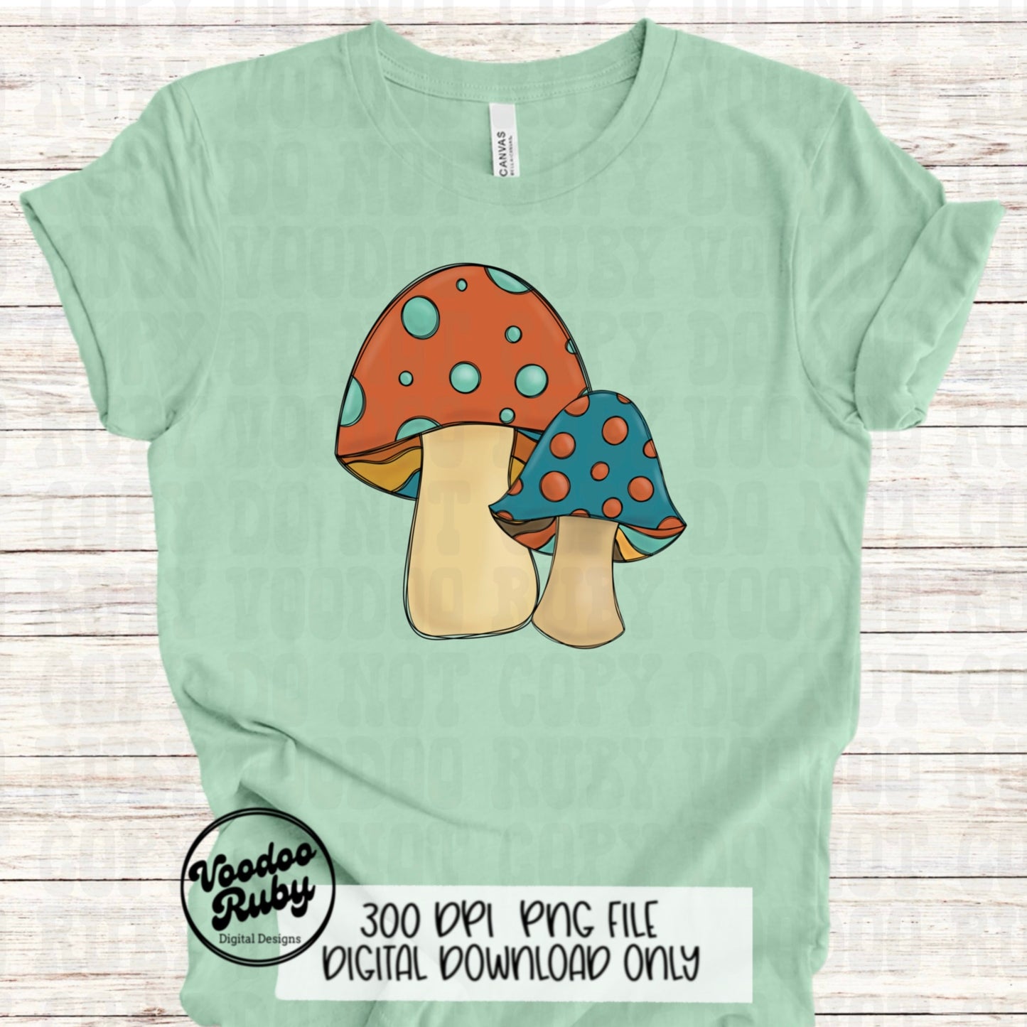 Mushroom Design PNG Sublimation Mushroom PNG Hand Drawn Digital Design Cottagecore Hippie PNG Plant Dtf Mushroom Clip Art Vintage Mushroom