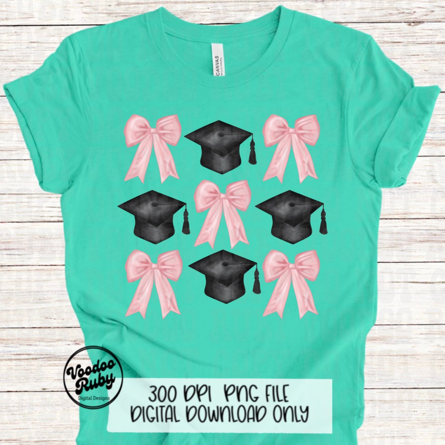 Coquette Graduation PNG Sublimation Design Hand Drawn Digital Download Pink Bow PNG Graduation Clip Art Class of 2024 Png Coquette dtf