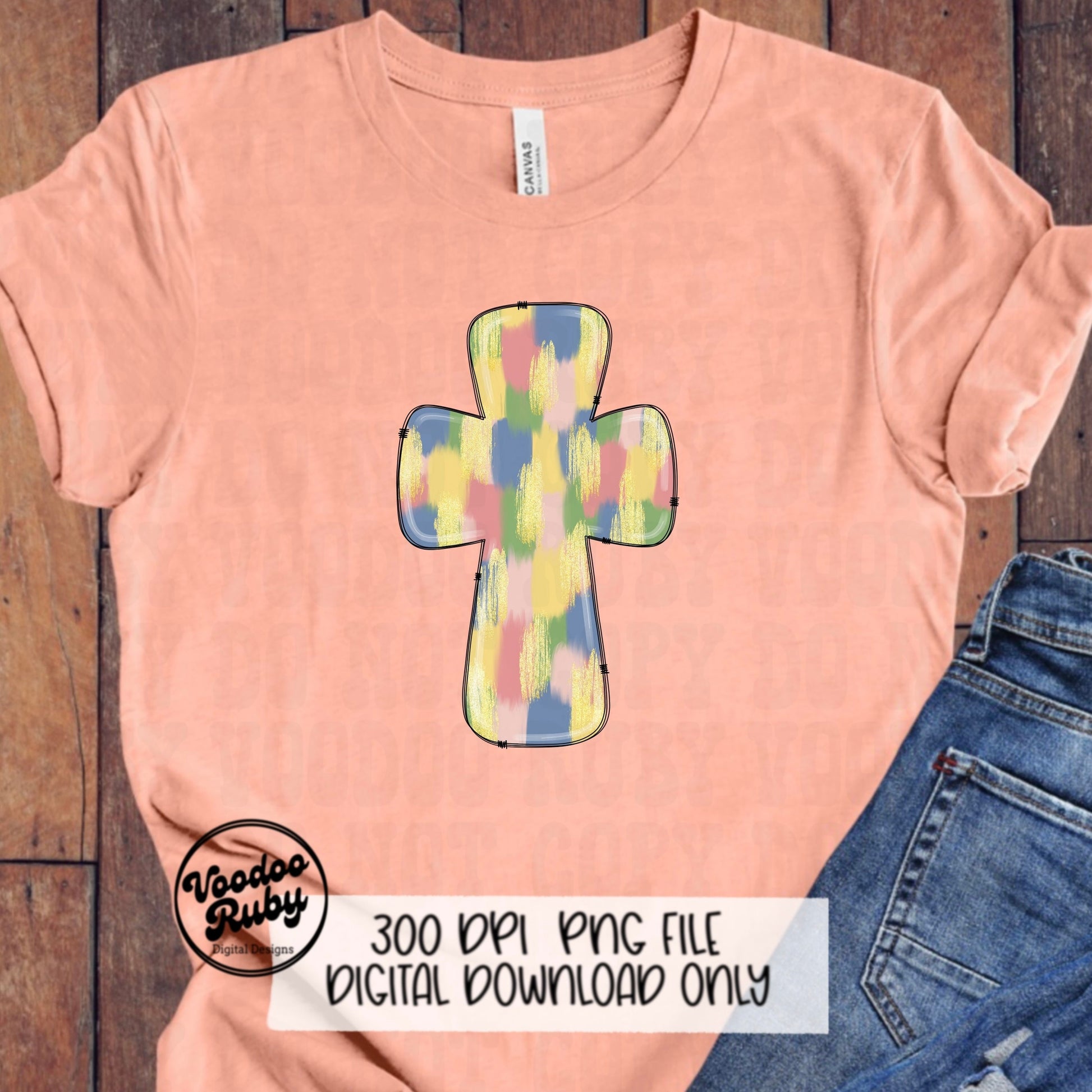 Christian Cross Jesus PNG Design Christian Cross Sublimation Hand Drawn Digital Download Christian Cross DTF Blank Cross Jesus Clip Art