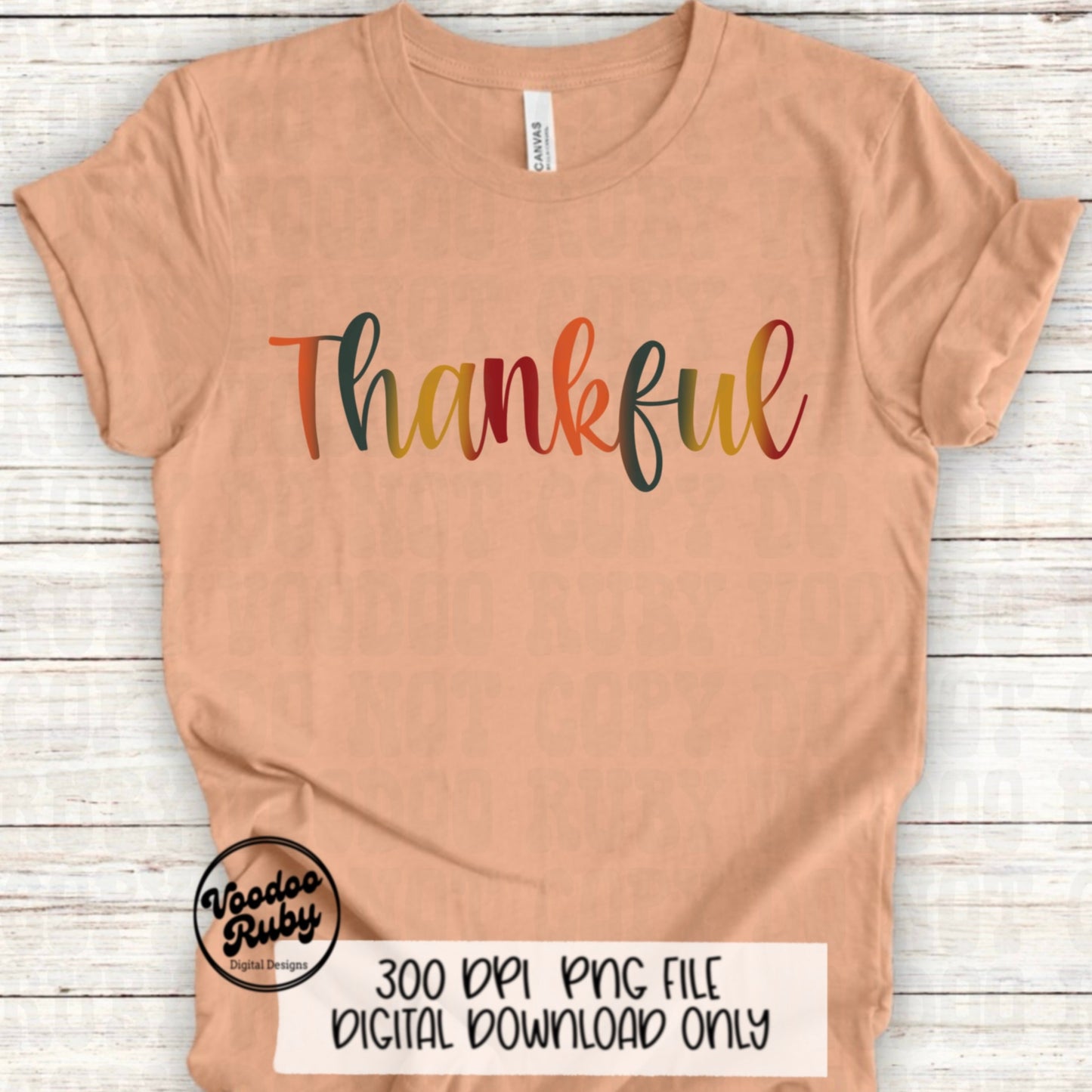Thankful PNG Design Digital Download Sublimation Retro Thanksgiving PNG Fall Thankful DTF Printable