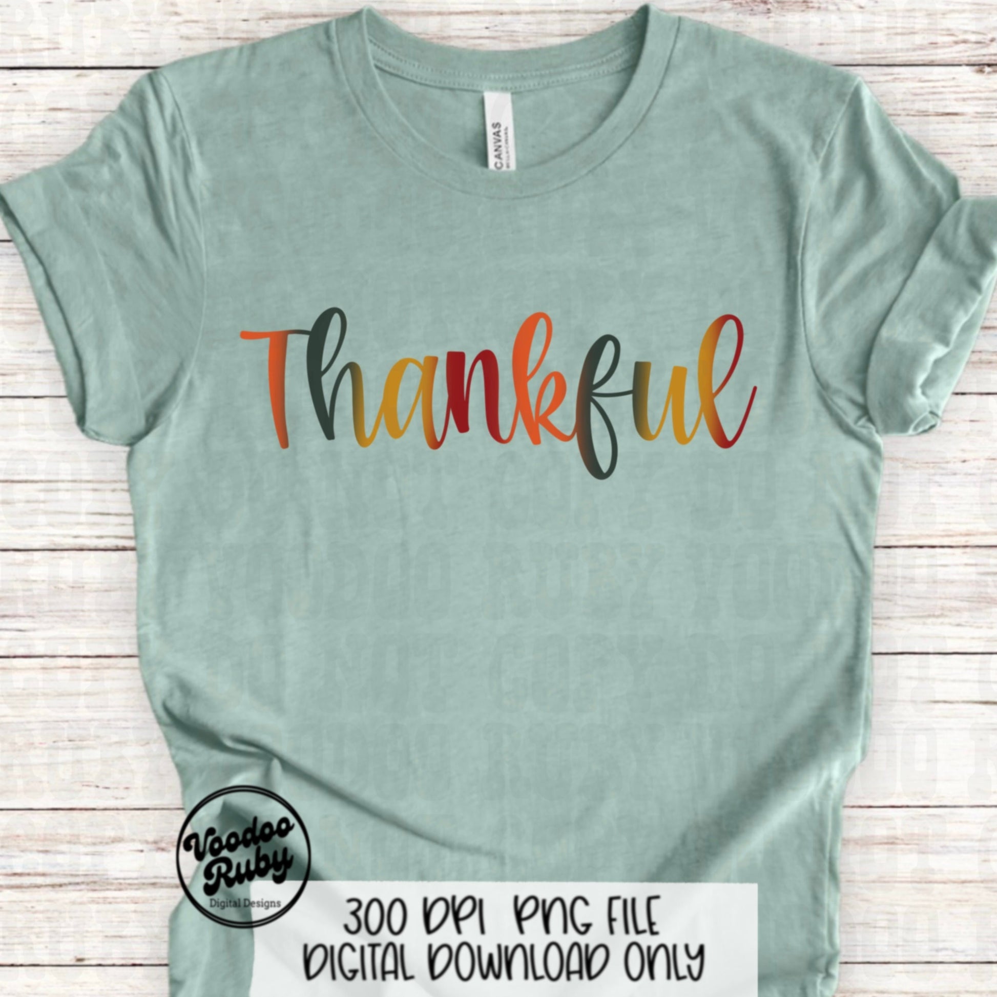 Thankful PNG Design Digital Download Sublimation Retro Thanksgiving PNG Fall Thankful DTF Printable