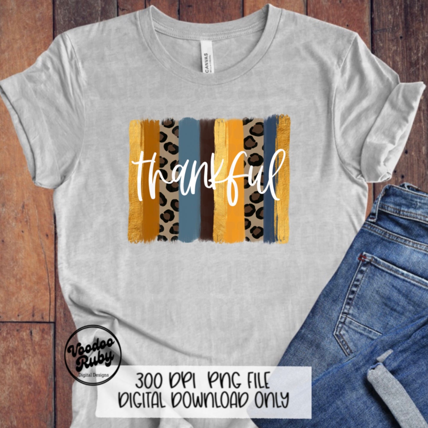 Thankful PNG Design Thanksgiving PNG Digital Download Fall Leopard PNG Thankful dtf Printable Thanksgiving Sublimation Fall Clip Art