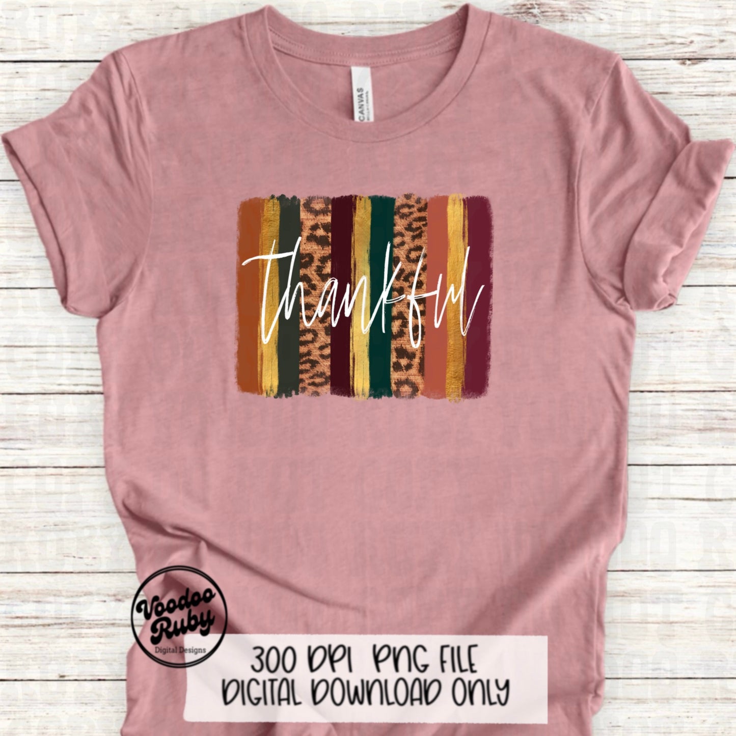 Thankful PNG Design Thanksgiving PNG Digital Download Fall Leopard PNG Thankful dtf Printable Thanksgiving Sublimation Fall Clip Art