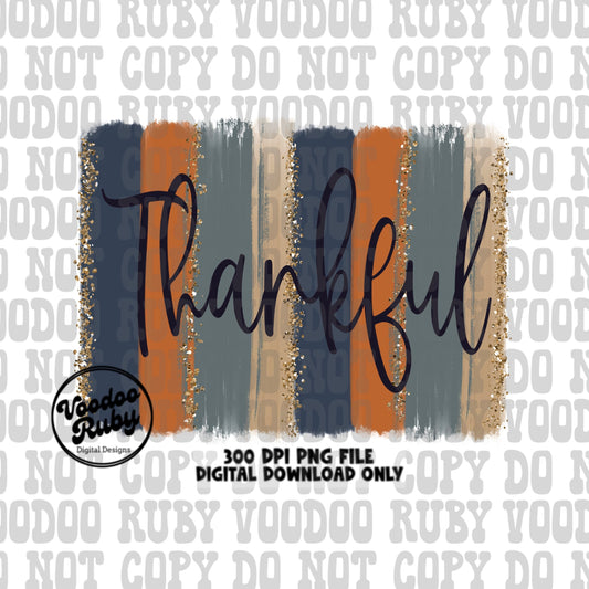 Thankful PNG Design Hand Drawn Digital Download Thankful DTF Printable Happy Thanksgiving Clip Art