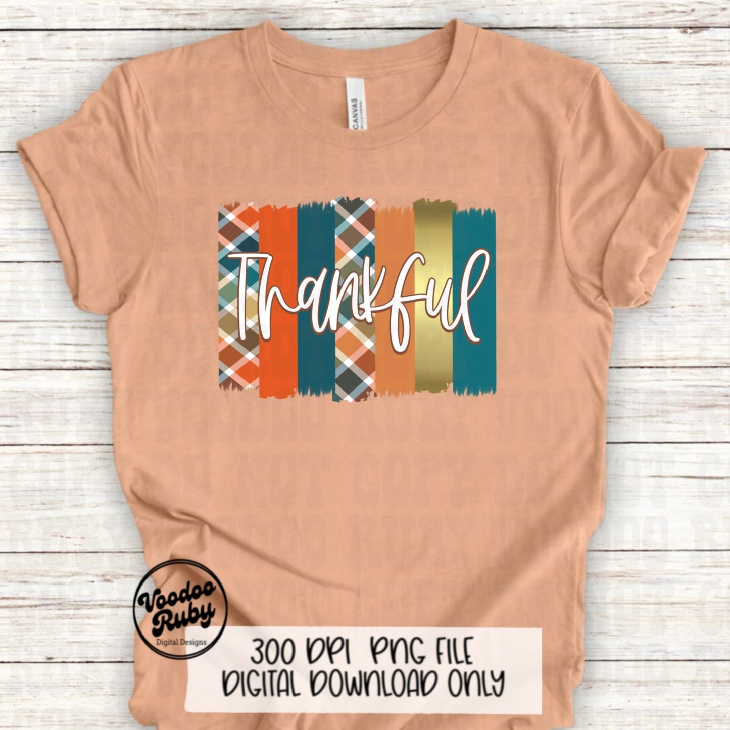 Thankful PNG Design Hand Drawn Digital Download Thanksgiving PNG Sublimation Thankful DTF Printable Vintage Fall png