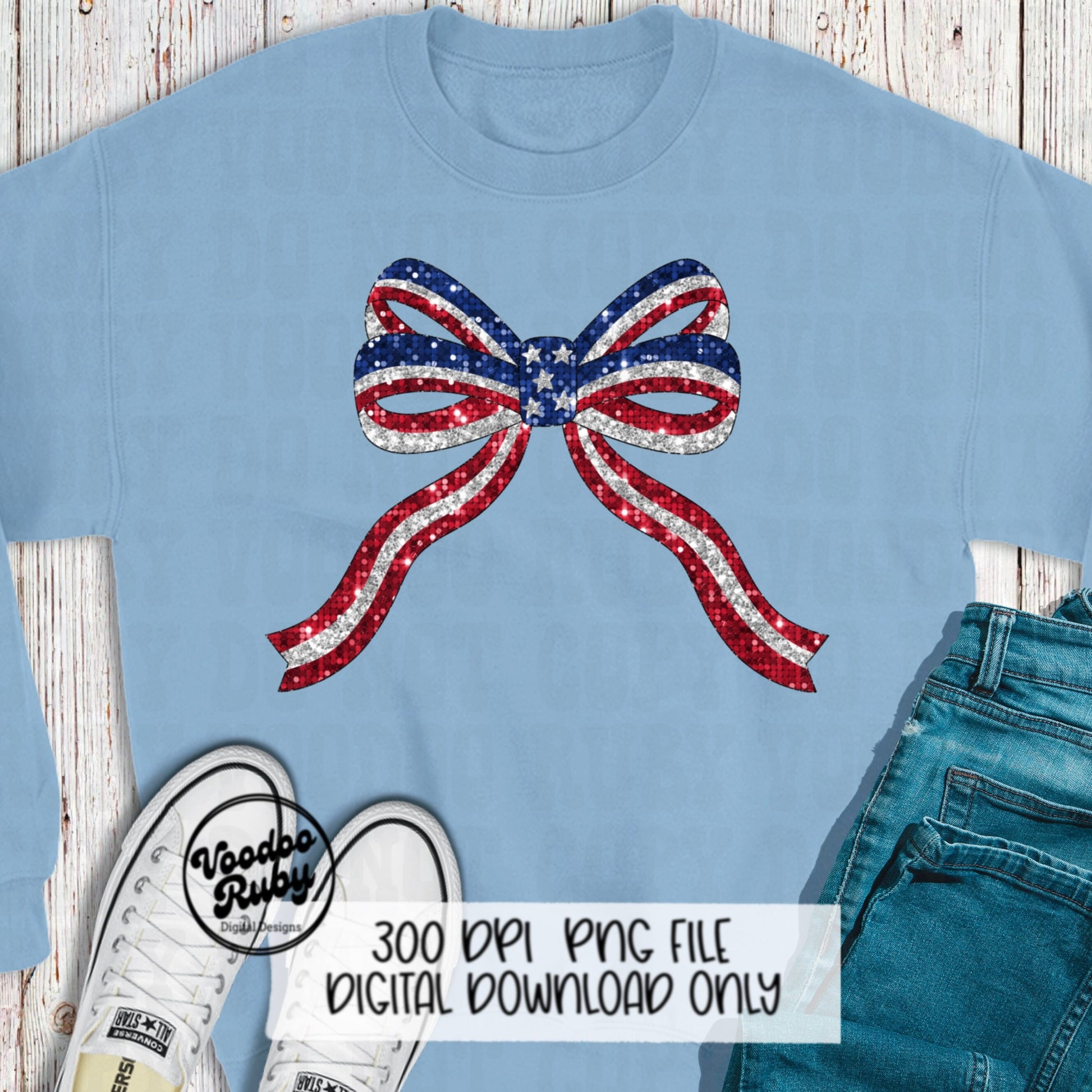 4th of July Sequin Coquette Bow PNG Sublimation Design Hand Drawn Digital Download Glitter Patriotic PNG Summer PNG American dtf Printable