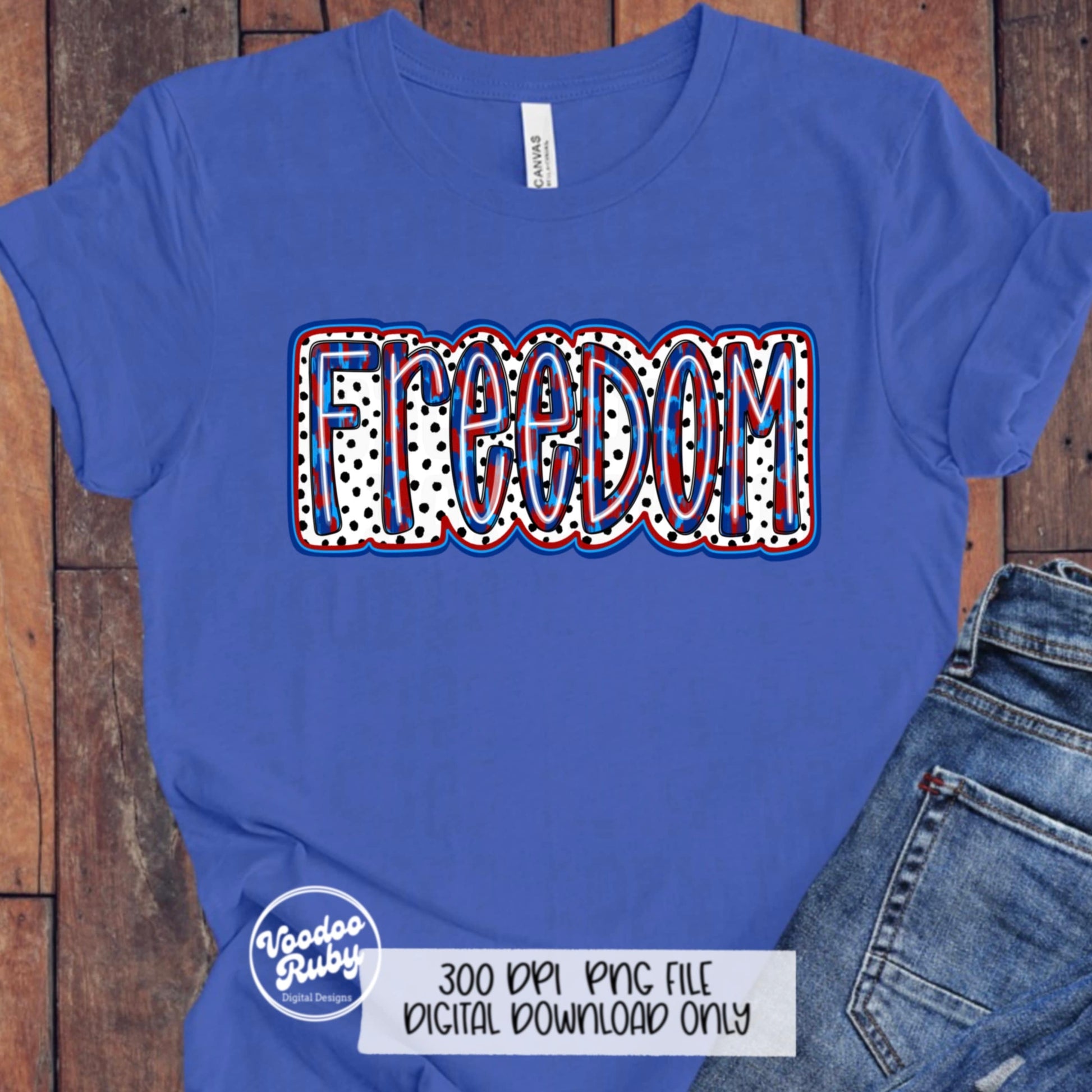 4th of July Freedom PNG Sublimation Design Dalmatian Hand Drawn Digital Download Summer PNG Freedom Dalmatian American dtf Printable