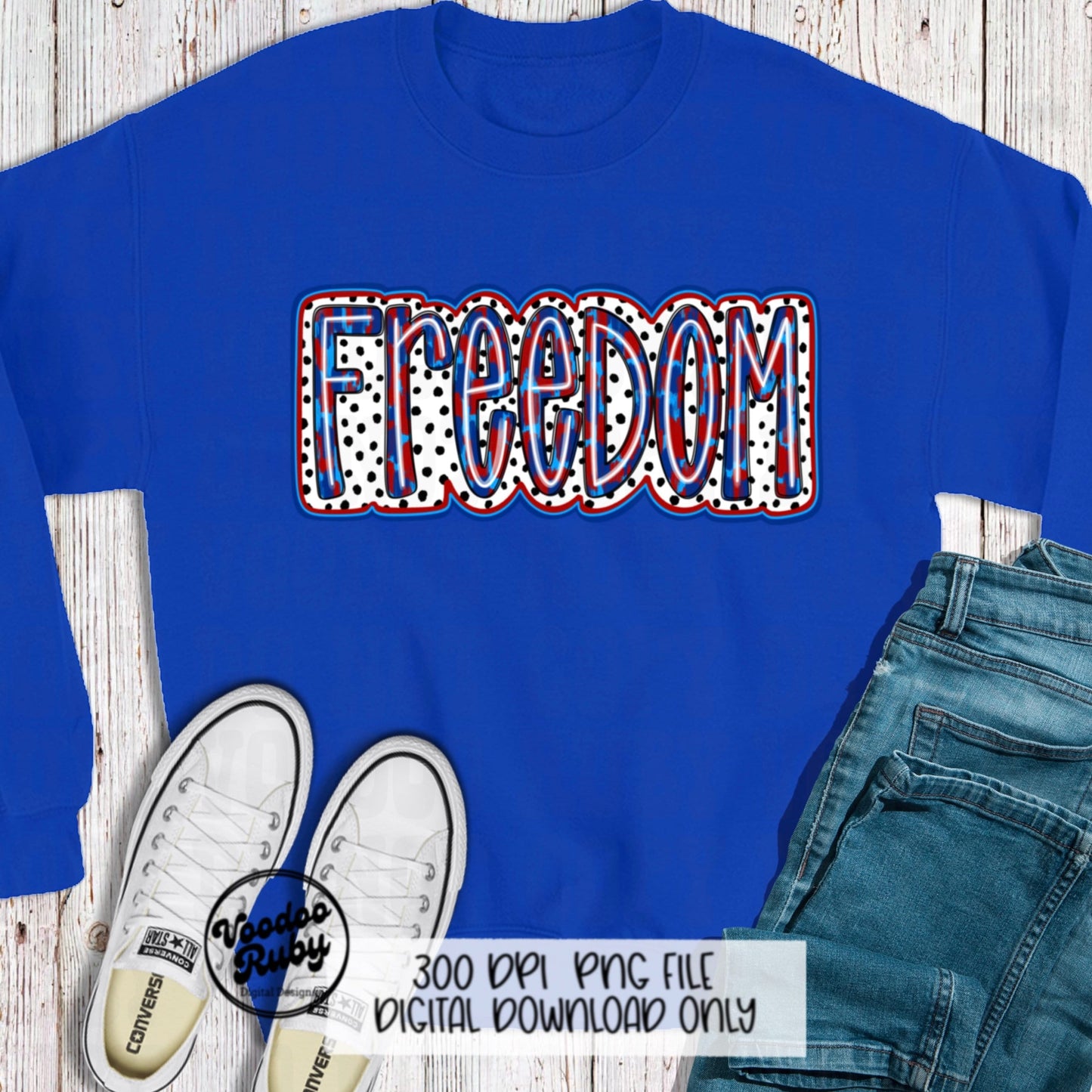 4th of July Freedom PNG Sublimation Design Dalmatian Hand Drawn Digital Download Summer PNG Freedom Dalmatian American dtf Printable