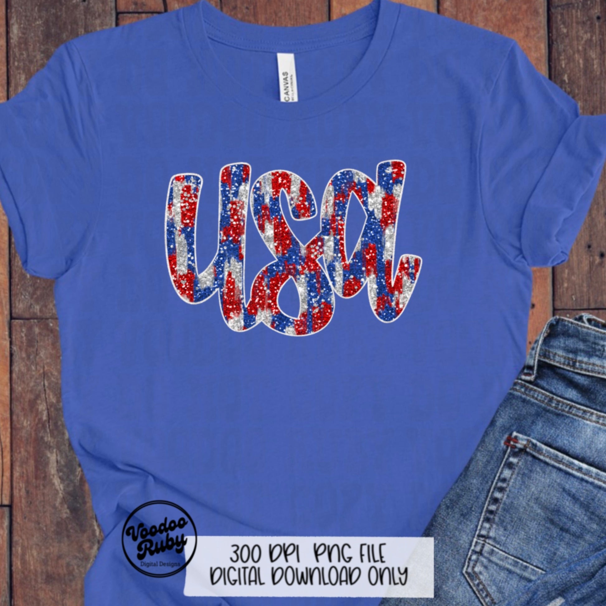 4th of July Glitter USA PNG Sublimation Design Hand Drawn Digital Download Sequin Glitter Patriotic png Summer USA American dtf