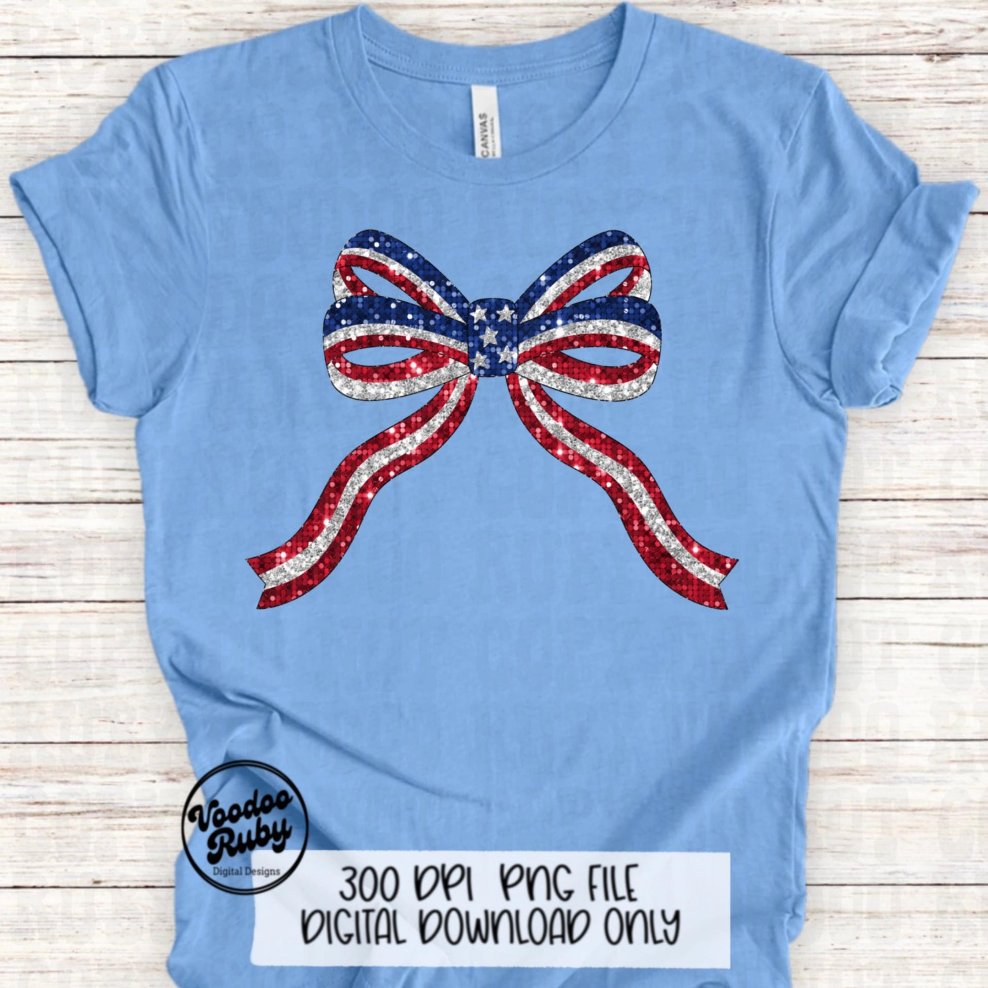 4th of July Sequin Coquette Bow PNG Sublimation Design Hand Drawn Digital Download Glitter Patriotic PNG Summer PNG American dtf Printable