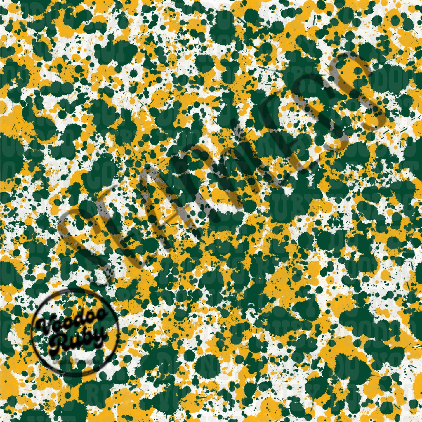 Seamless Green Yellow Gold Splatter PNG Design Sublimation Hand Drawn Digital Download Tumbler png Digital Paper Bundle DTF Printable