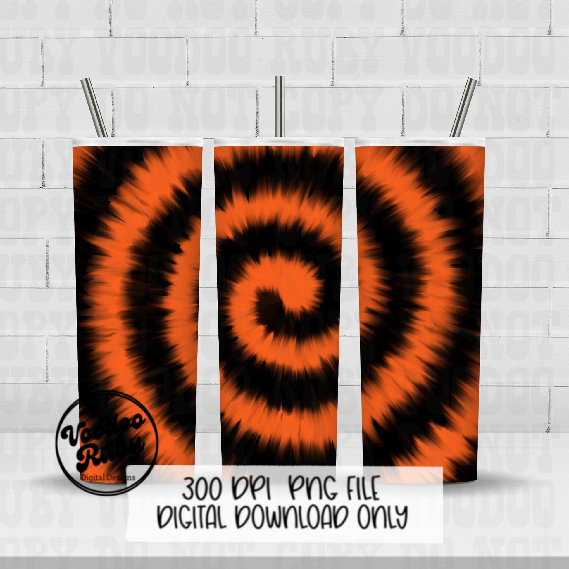 Orange and Black Tie Dye Digital Paper PNG | Sublimation | Hand Drawn Digital Download | Printable | Clip Art