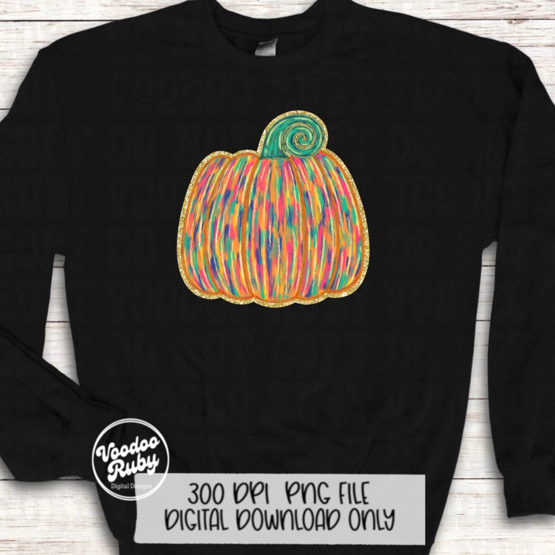 Painted Gold Glitter Pumpkin PNG Design Sublimation Hand Drawn Digital Download Fall Pumpkin DTF Thanksgiving Bright Glitter Pumpkin PNG