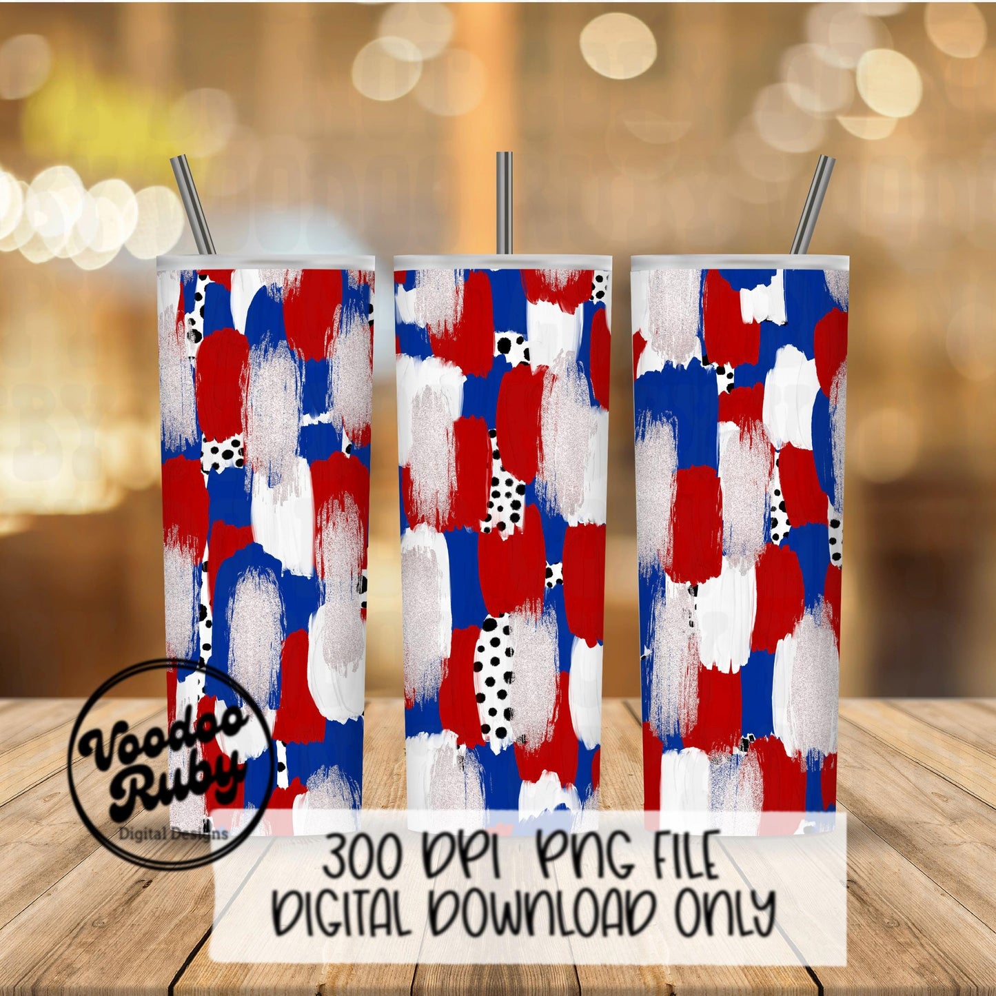 Blue and Red Brushstroke Background PNG Sublimation Digital Paper Hand Drawn Digital Download Football Brush Strokes Messy Paint Mascots