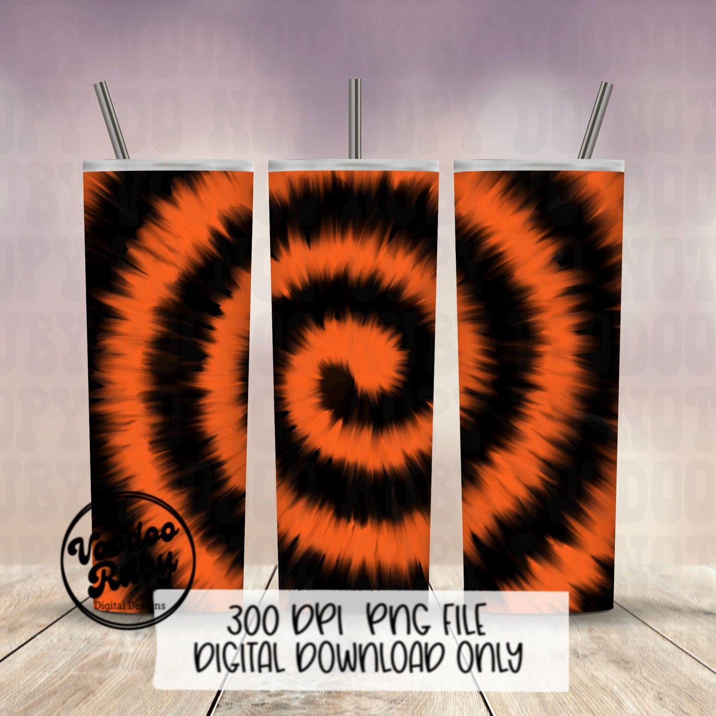 Orange and Black Tie Dye Digital Paper PNG | Sublimation | Hand Drawn Digital Download | Printable | Clip Art
