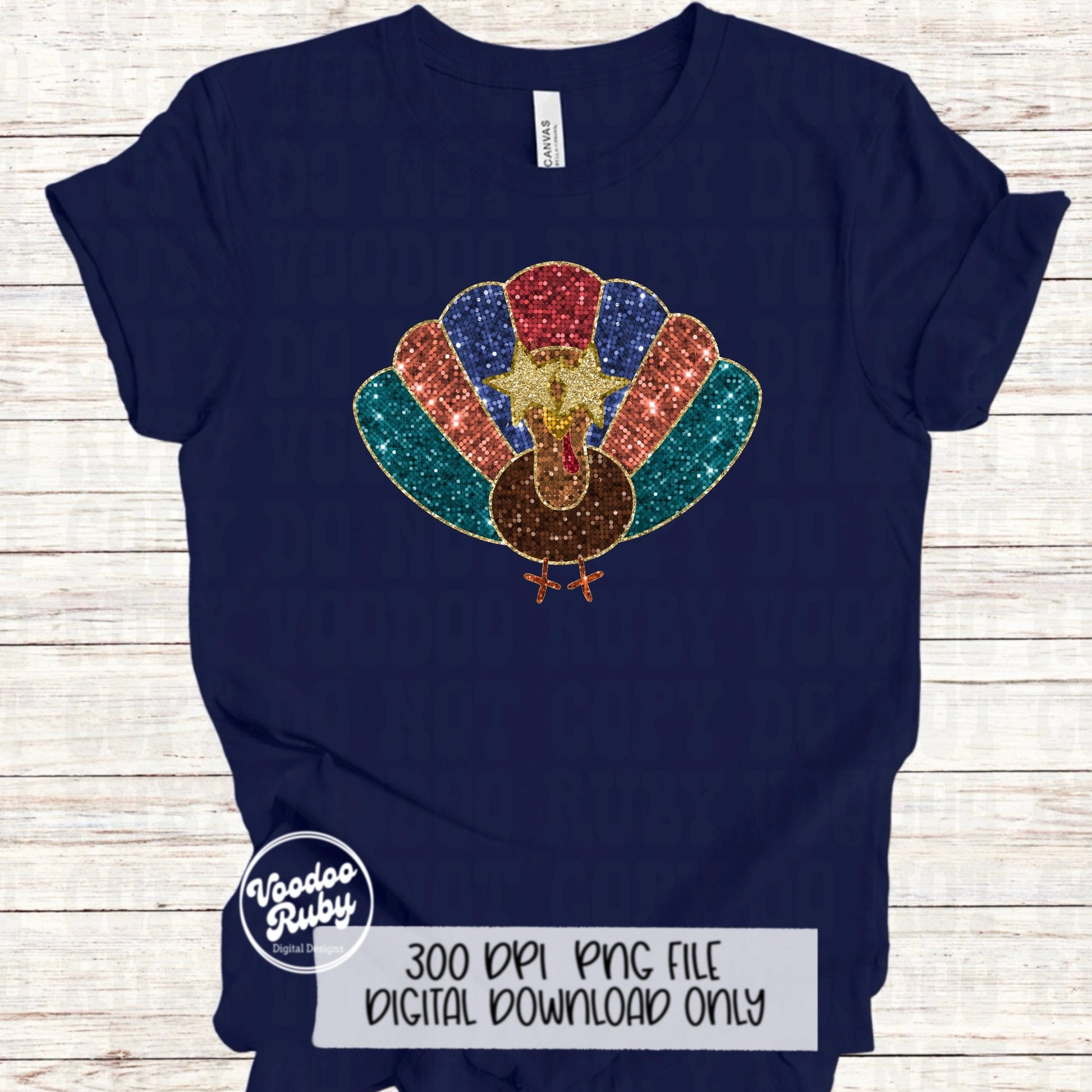 Sequin Turkey PNG Design Thanksgiving PNG Hand Drawn Digital Download Thankful PNG Happy Thanksgiving Turkey dtf printable Faux Sequins