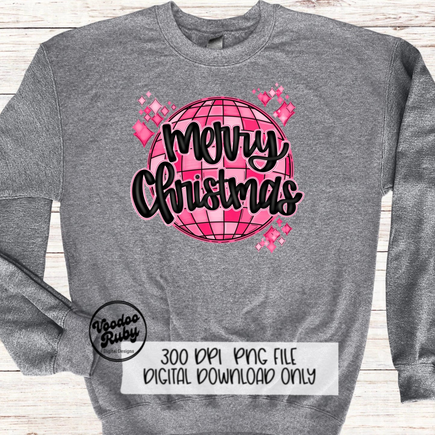 Pink Christmas PNG Disco Ball Design Sublimation Digital Download Retro Merry Christmas DTF Pink Merry Christmas Mirror Ball PNG