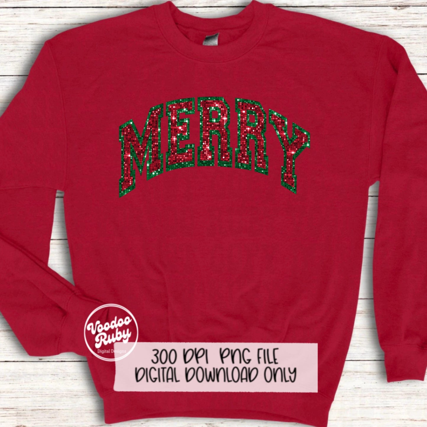 Sequin Merry PNG Design Sublimation Digital Download Merry Christmas PNG Faux Sequin Patch Faux Embroidery png Merry DTF Christmas