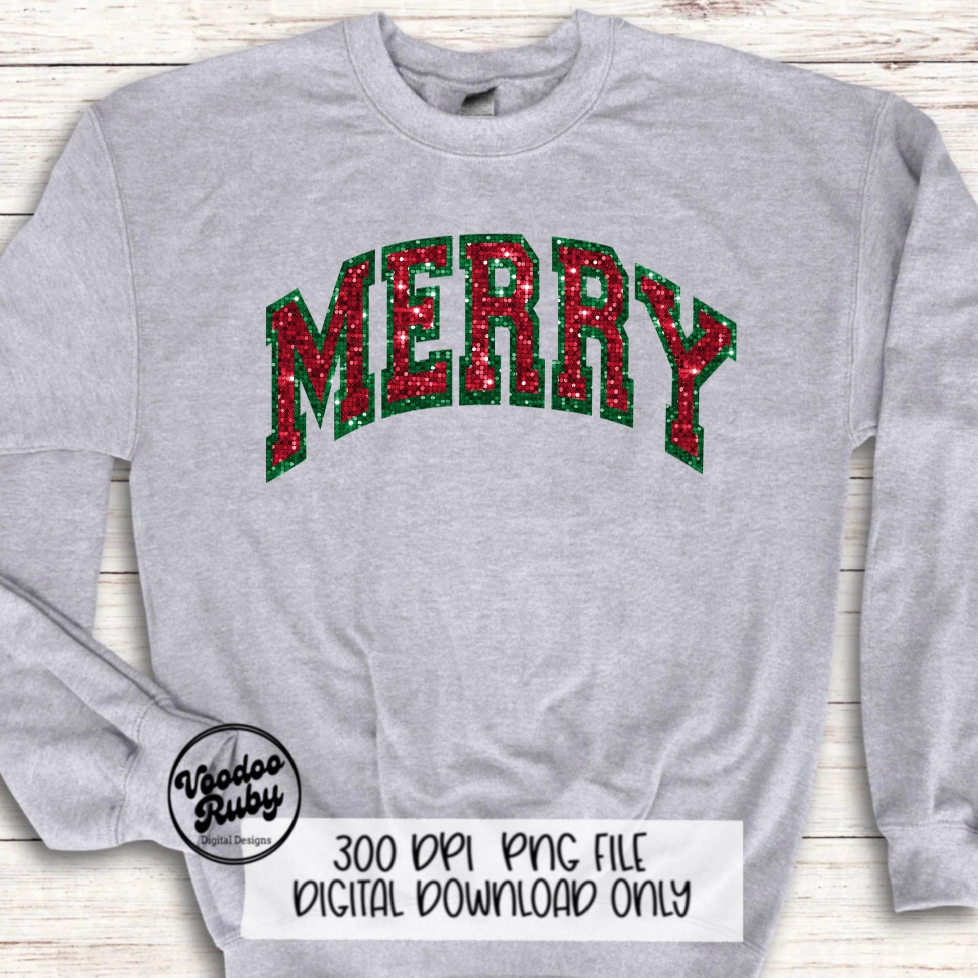 Sequin Merry PNG Design Sublimation Digital Download Merry Christmas PNG Faux Sequin Patch Faux Embroidery png Merry DTF Christmas