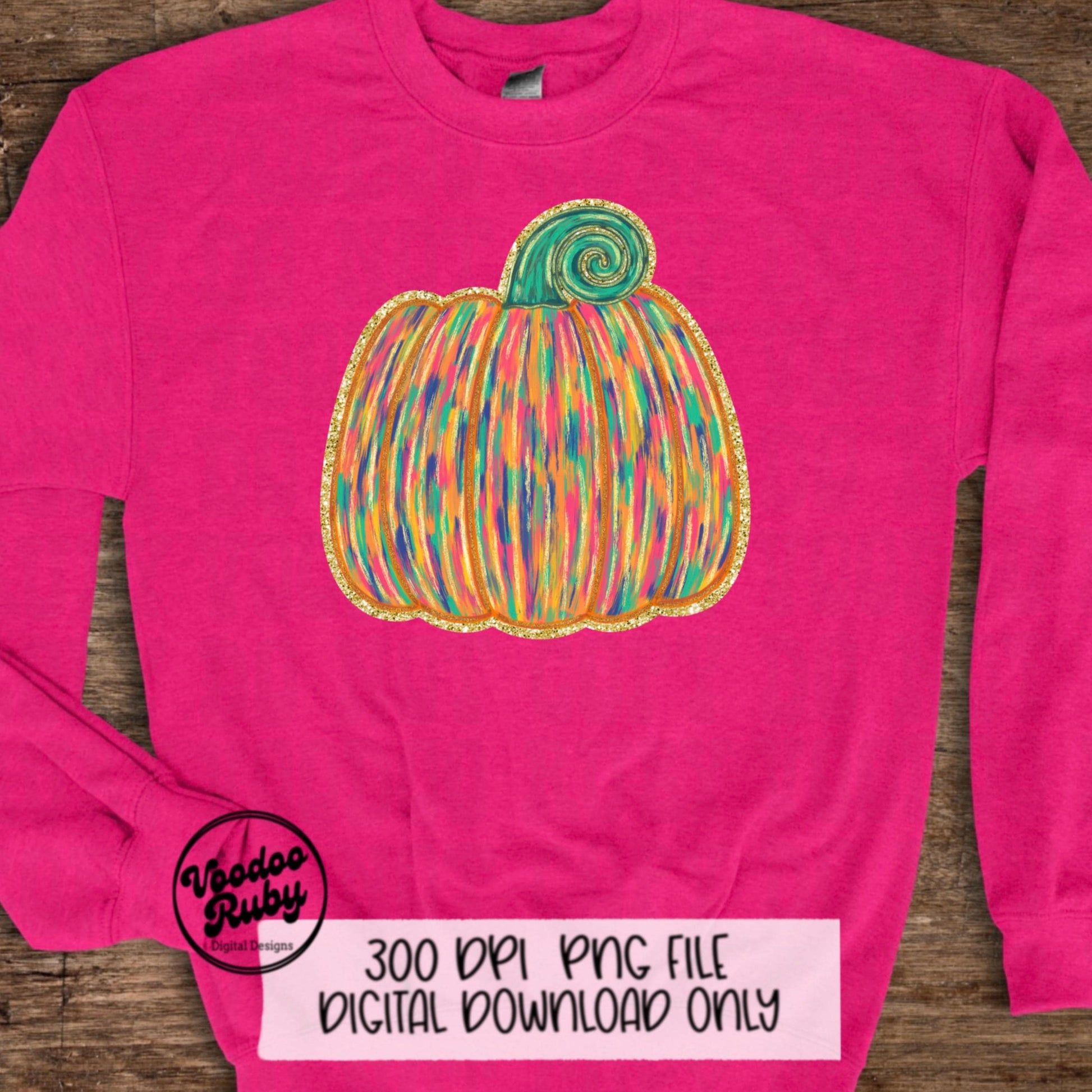 Painted Gold Glitter Pumpkin PNG Design Sublimation Hand Drawn Digital Download Fall Pumpkin DTF Thanksgiving Bright Glitter Pumpkin PNG