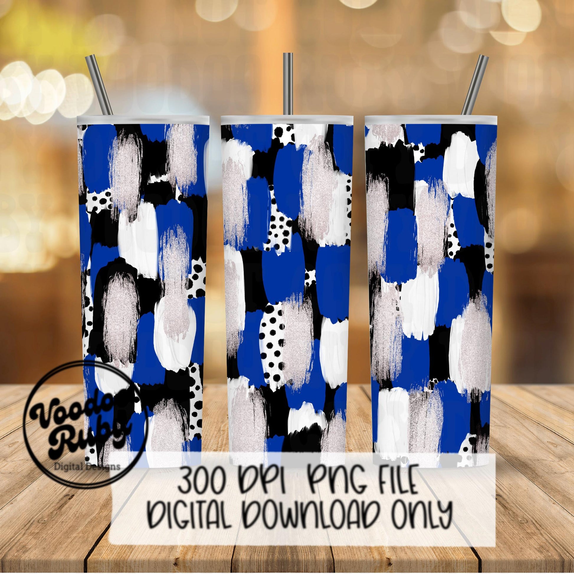 Blue and Black Brushstroke Background PNG Sublimation Digital Paper Hand Drawn Digital Download Football Brush Strokes Messy Paint Mascots