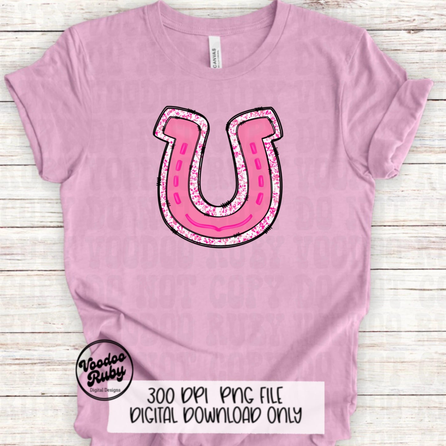 Pink Mascot Horseshoe PNG Sublimation Design Hand Drawn Digital Download Pink Out PNG Cancer png Pink October Football DTF Printable Blanks