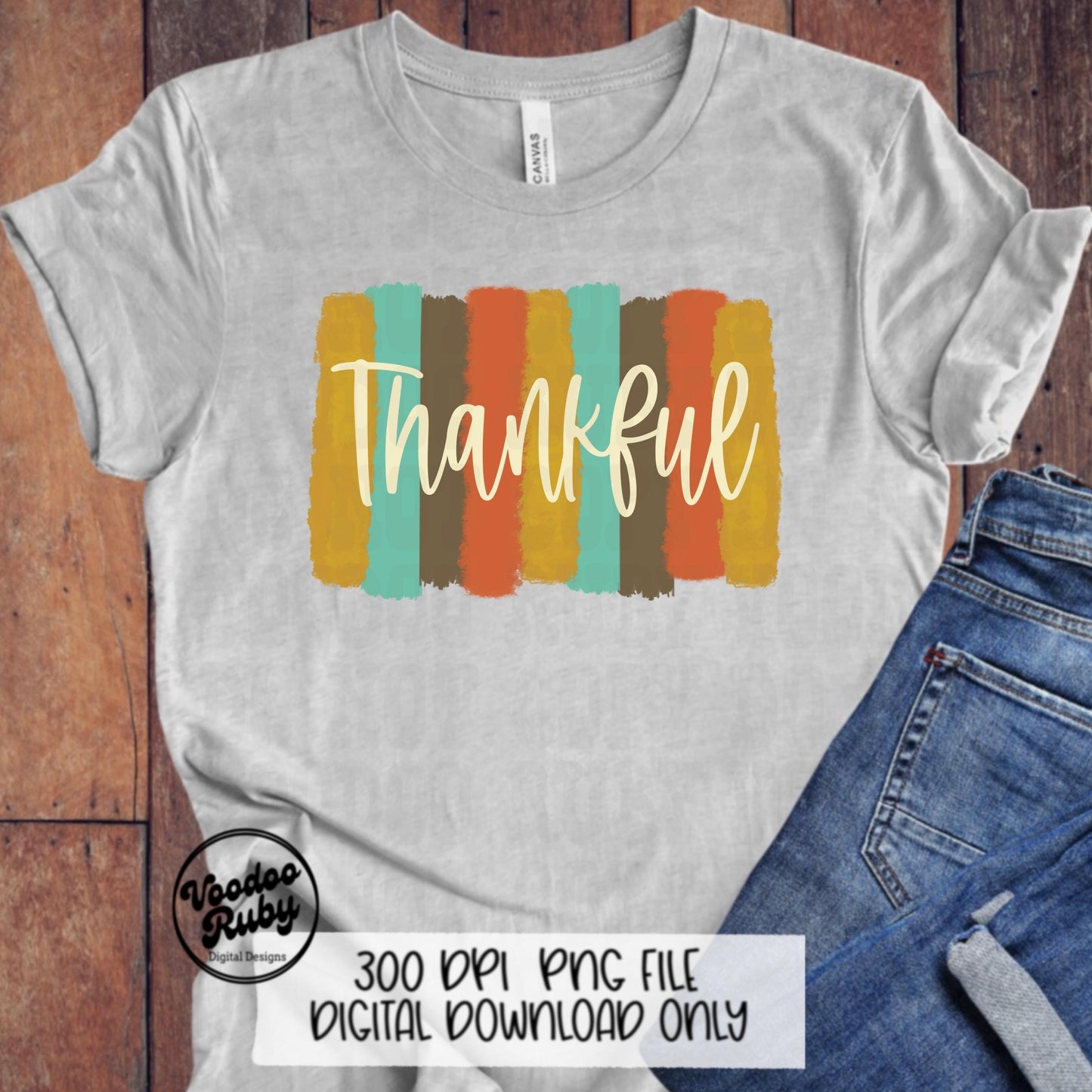 Thankful PNG Design Hand Drawn Digital Download Thanksgiving PNG Sublimation Thankful DTF Printable Vintage Fall png